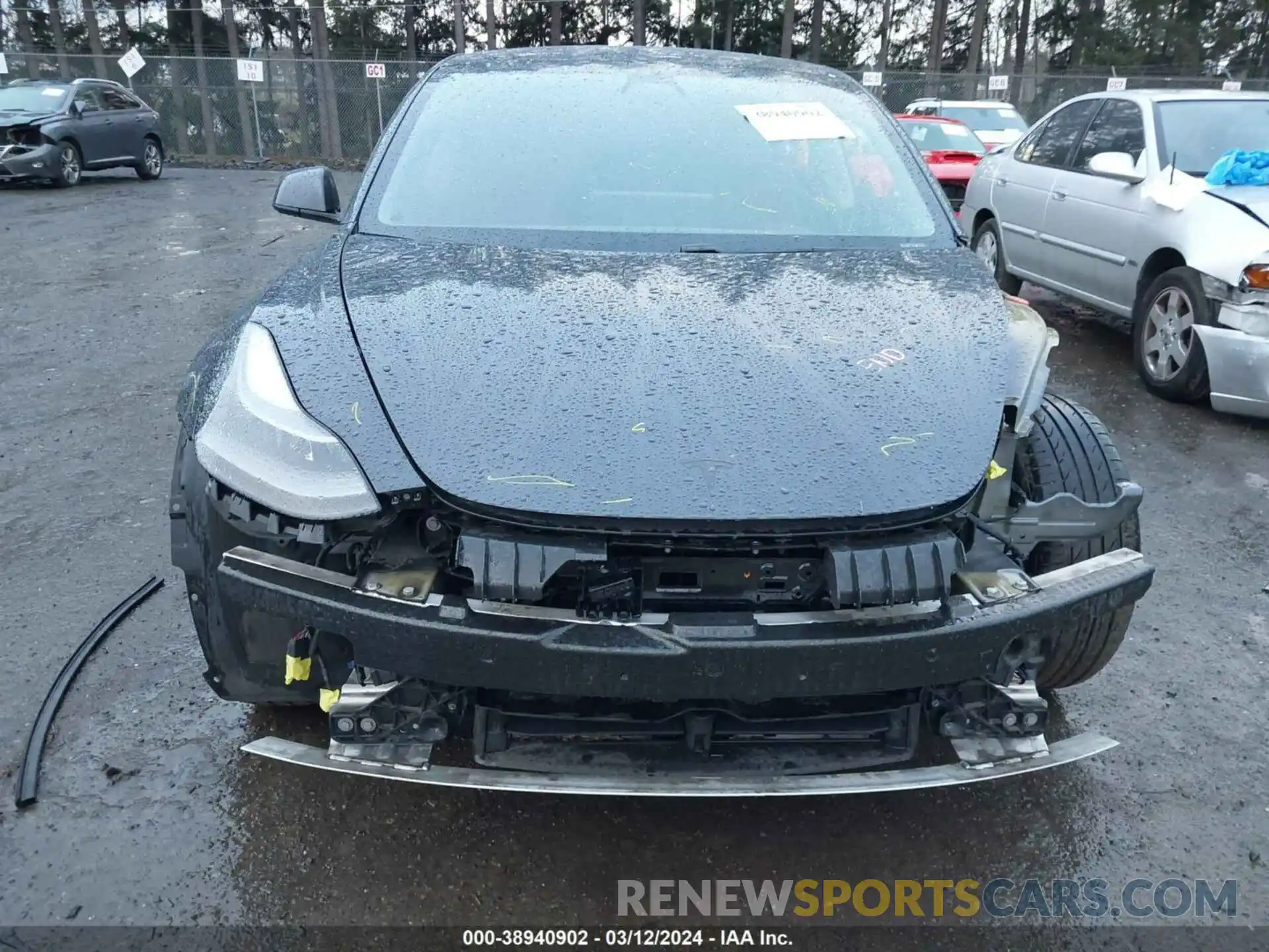 13 Photograph of a damaged car 5YJ3E1EB9MF006823 TESLA MODEL 3 2021