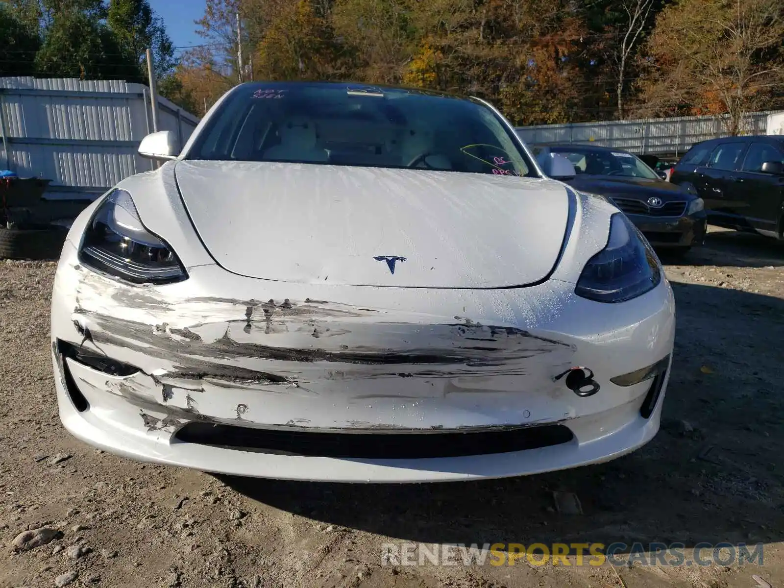 9 Photograph of a damaged car 5YJ3E1EB9MF013318 TESLA MODEL 3 2021