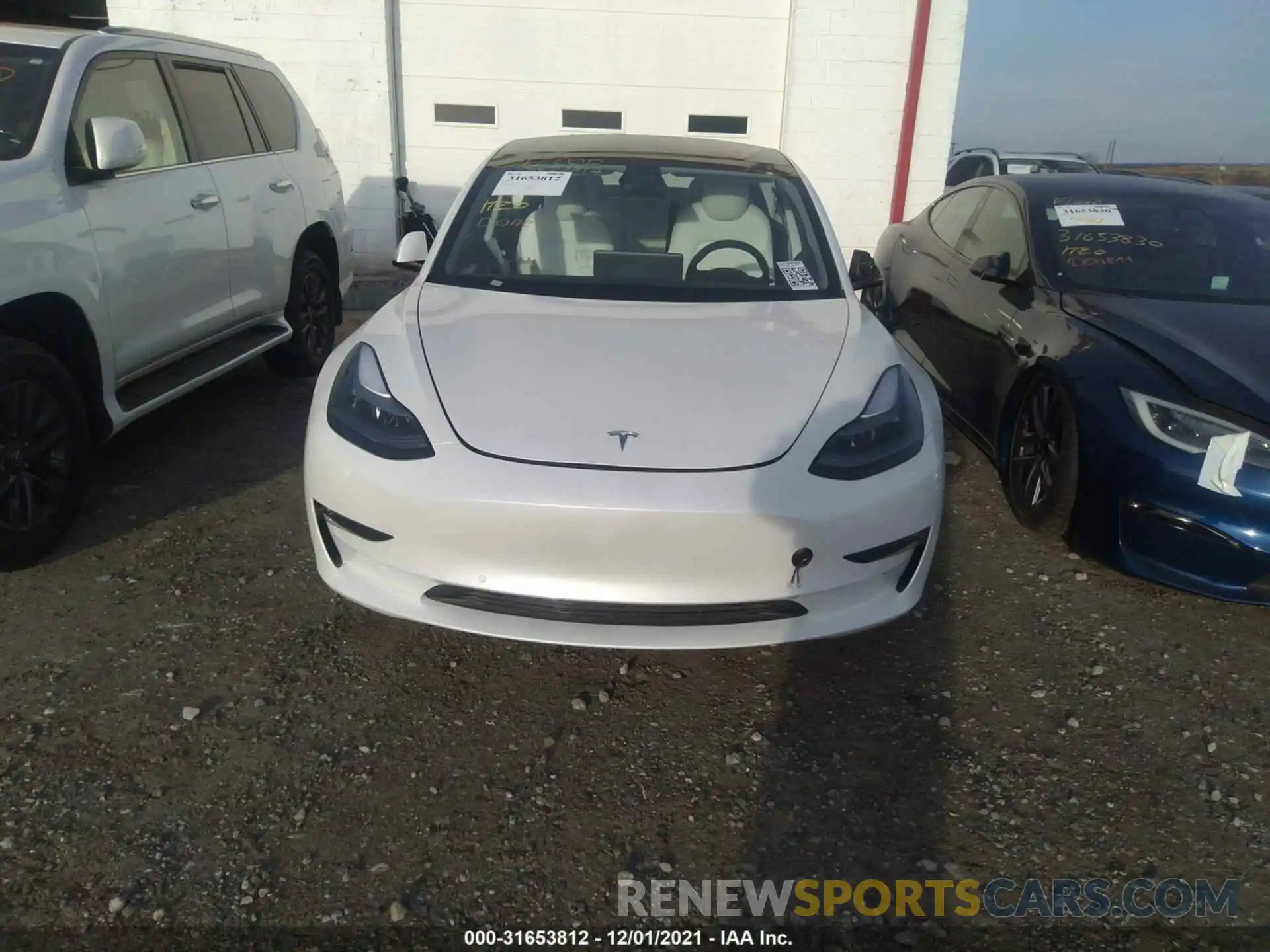 6 Photograph of a damaged car 5YJ3E1EB9MF035738 TESLA MODEL 3 2021