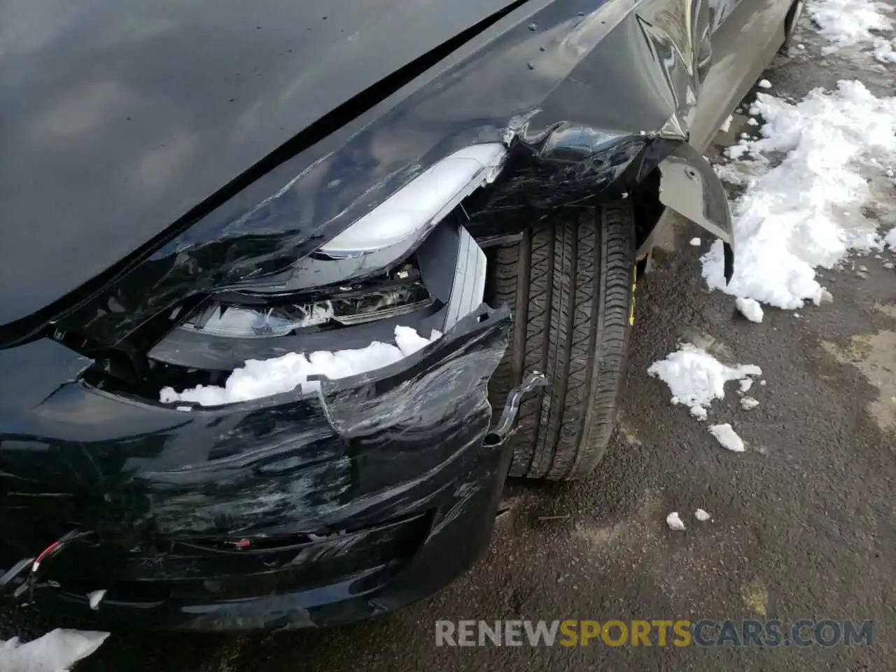 9 Photograph of a damaged car 5YJ3E1EB9MF059392 TESLA MODEL 3 2021