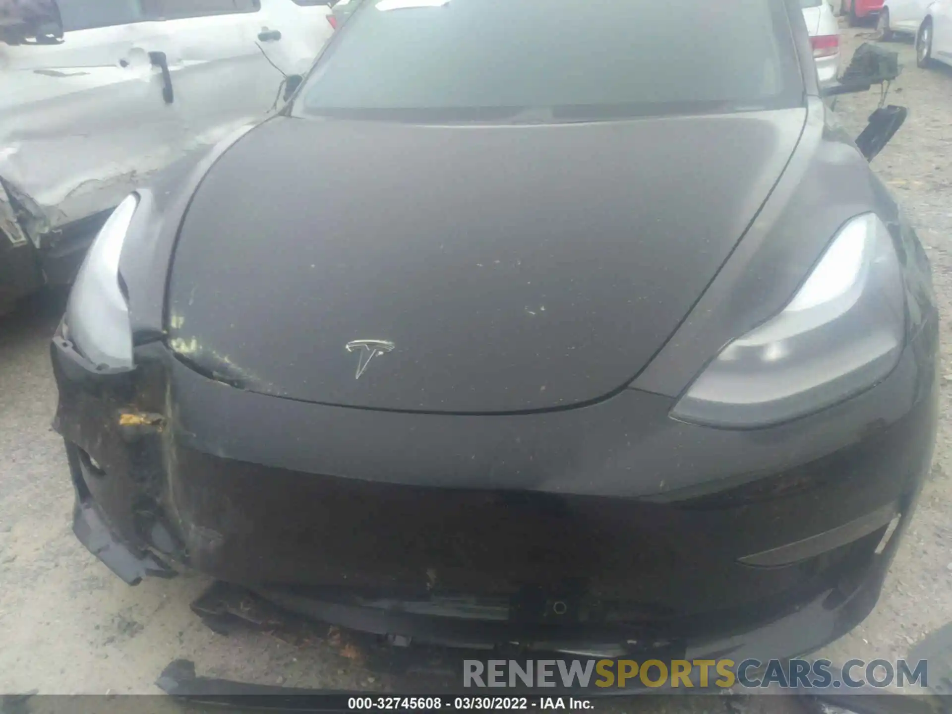 10 Photograph of a damaged car 5YJ3E1EB9MF062440 TESLA MODEL 3 2021