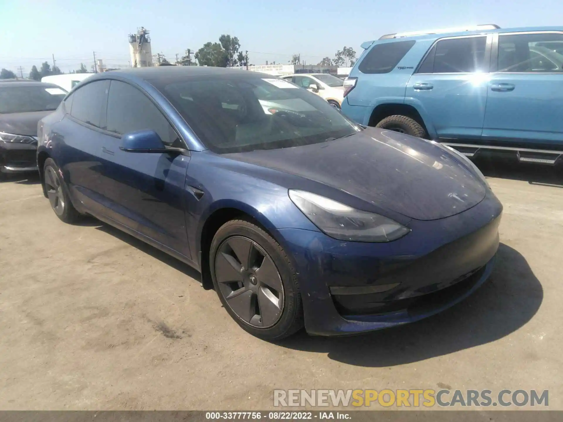 1 Photograph of a damaged car 5YJ3E1EB9MF072353 TESLA MODEL 3 2021