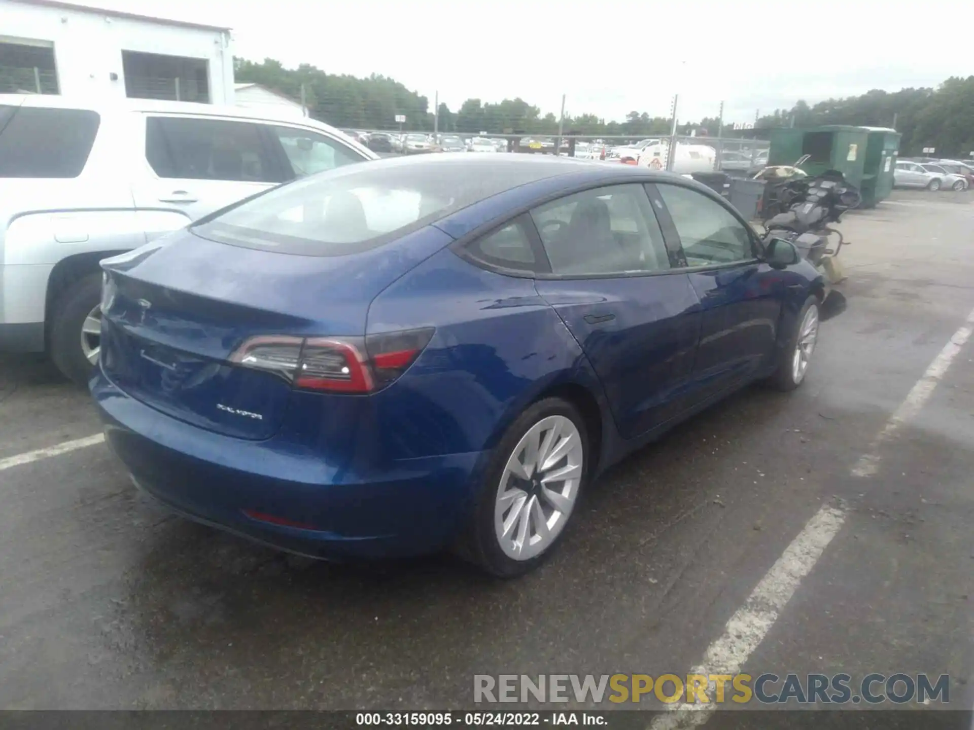 4 Фотография поврежденного автомобиля 5YJ3E1EB9MF079898 TESLA MODEL 3 2021