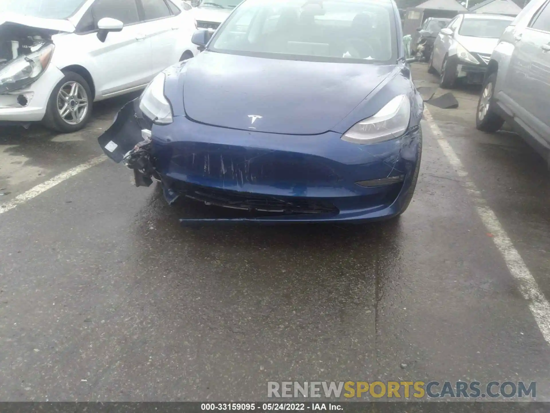 6 Photograph of a damaged car 5YJ3E1EB9MF079898 TESLA MODEL 3 2021