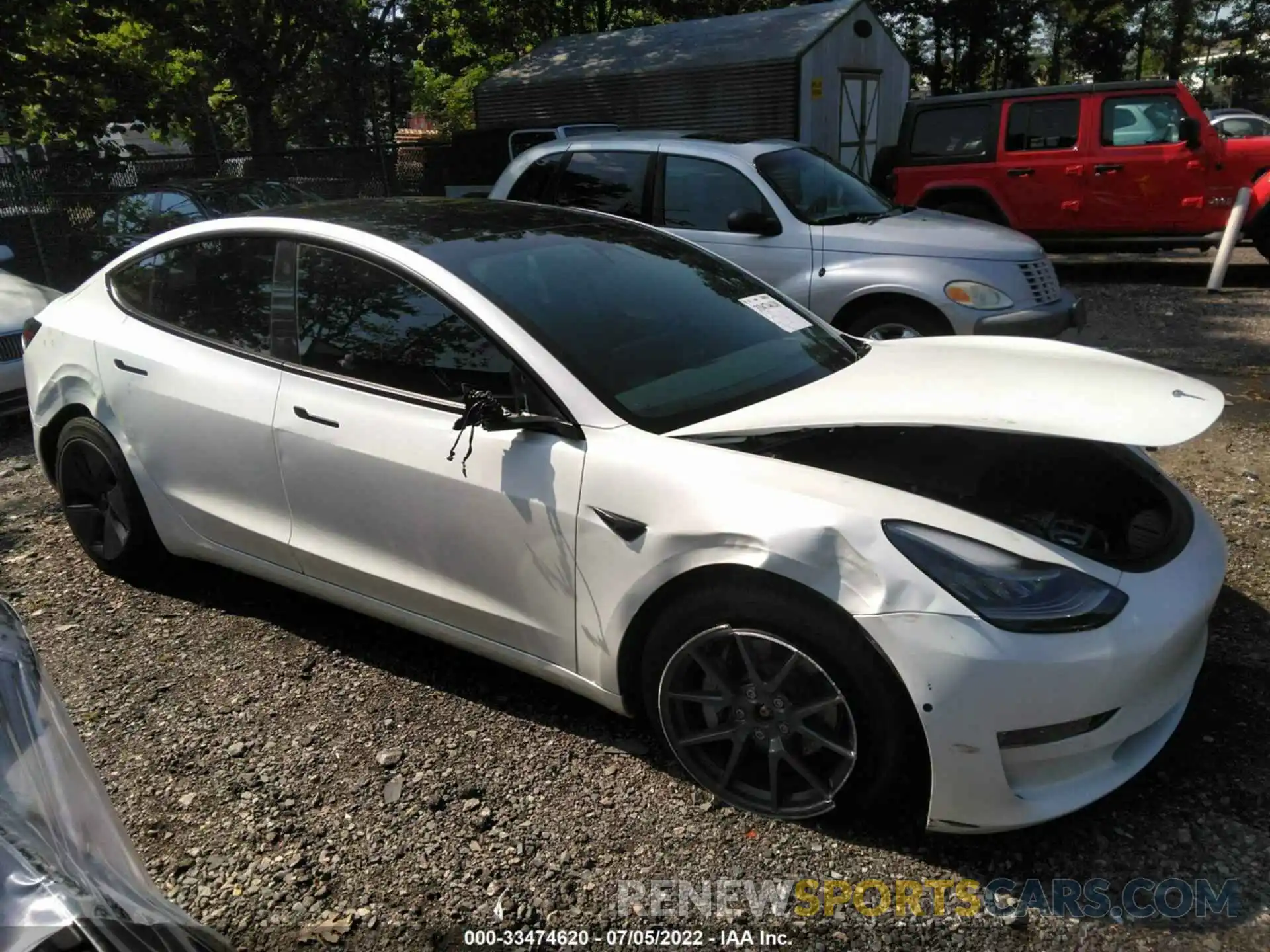 6 Фотография поврежденного автомобиля 5YJ3E1EB9MF836864 TESLA MODEL 3 2021