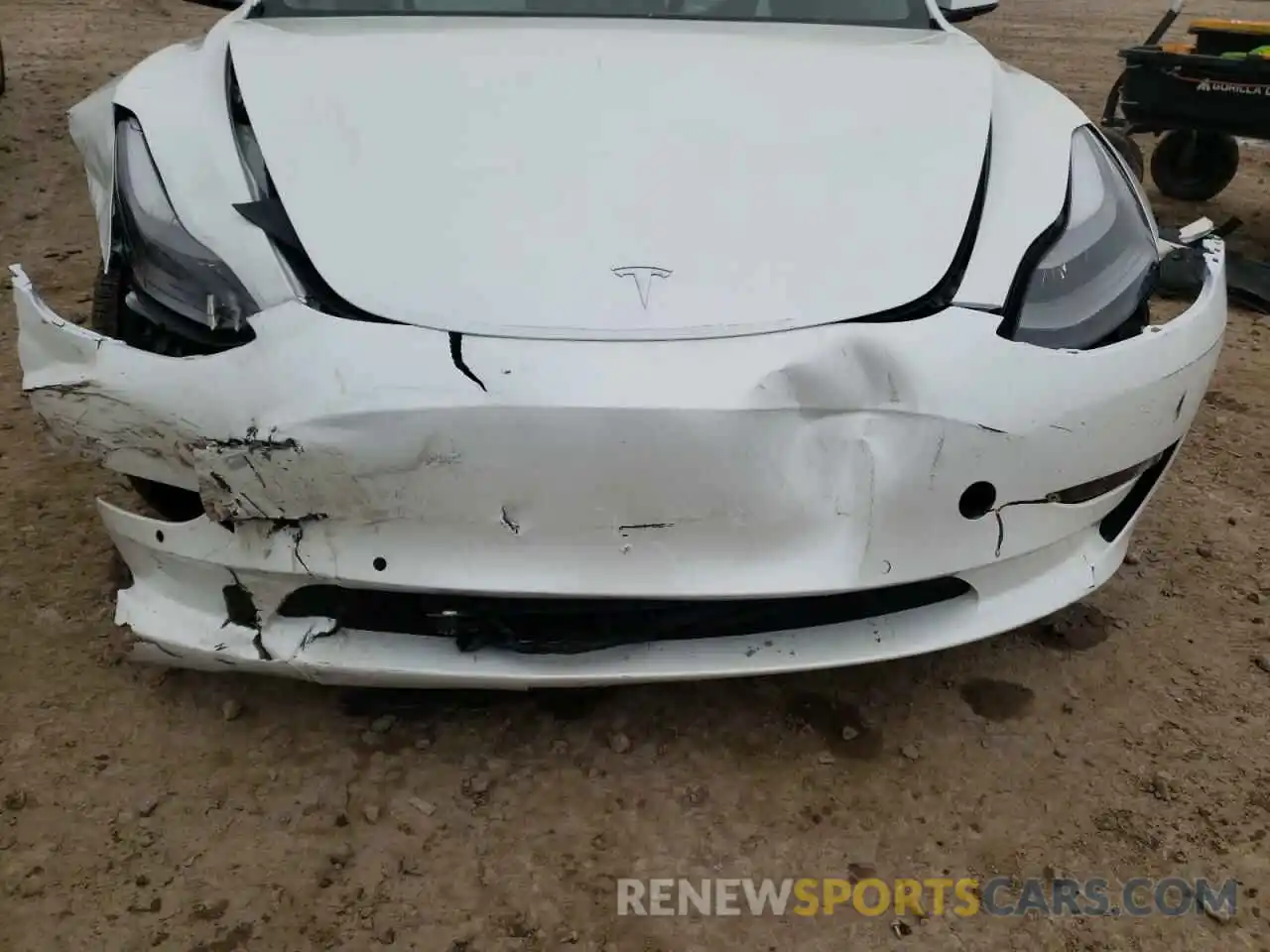 9 Photograph of a damaged car 5YJ3E1EB9MF866754 TESLA MODEL 3 2021