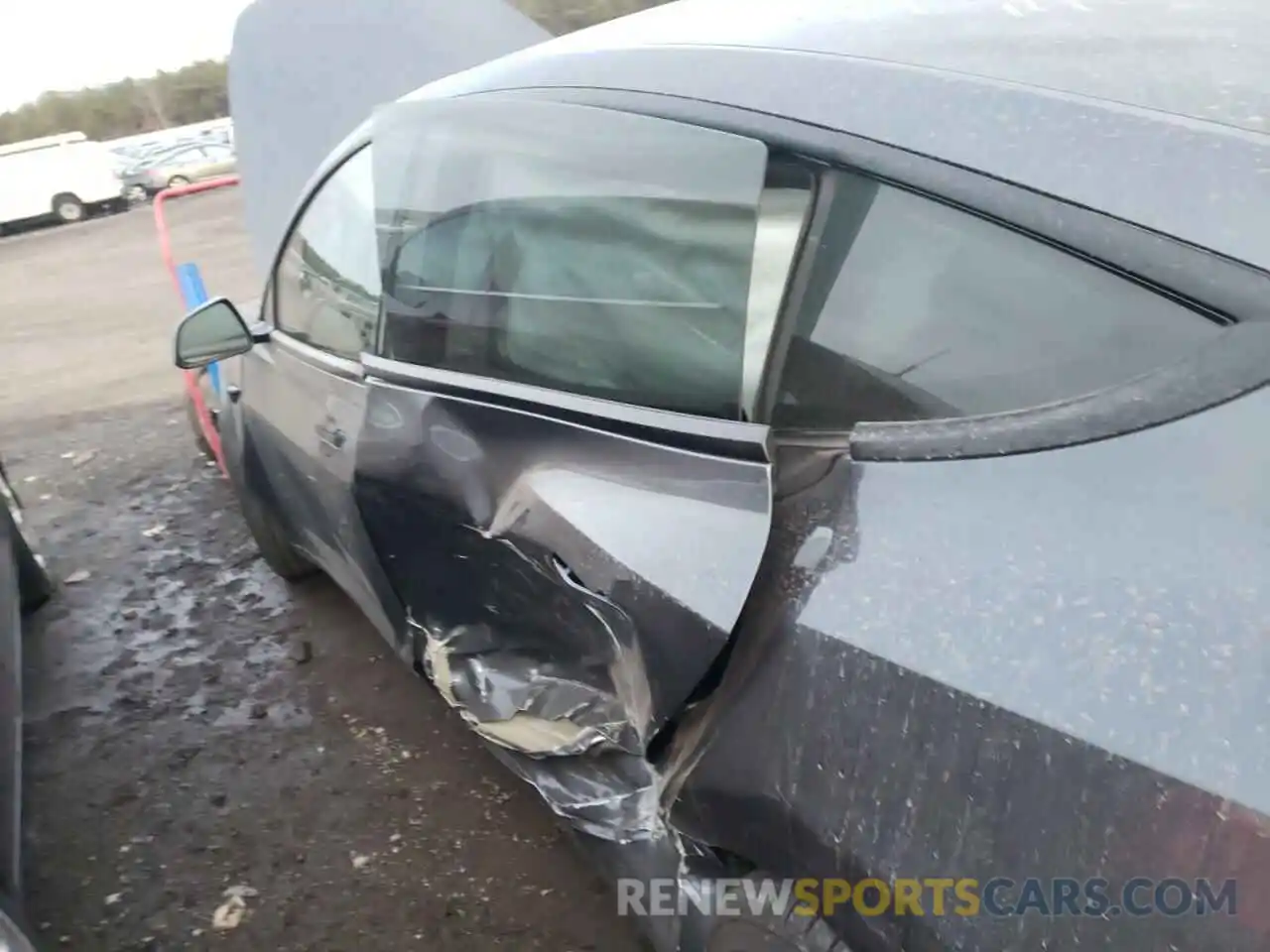 9 Photograph of a damaged car 5YJ3E1EB9MF869363 TESLA MODEL 3 2021