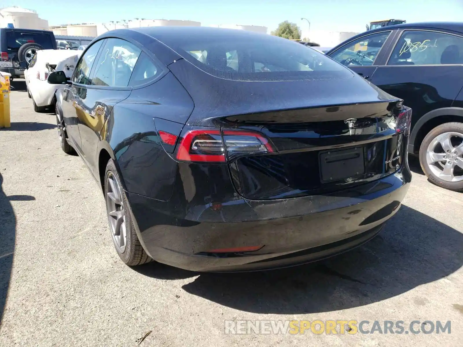 3 Photograph of a damaged car 5YJ3E1EB9MF876782 TESLA MODEL 3 2021