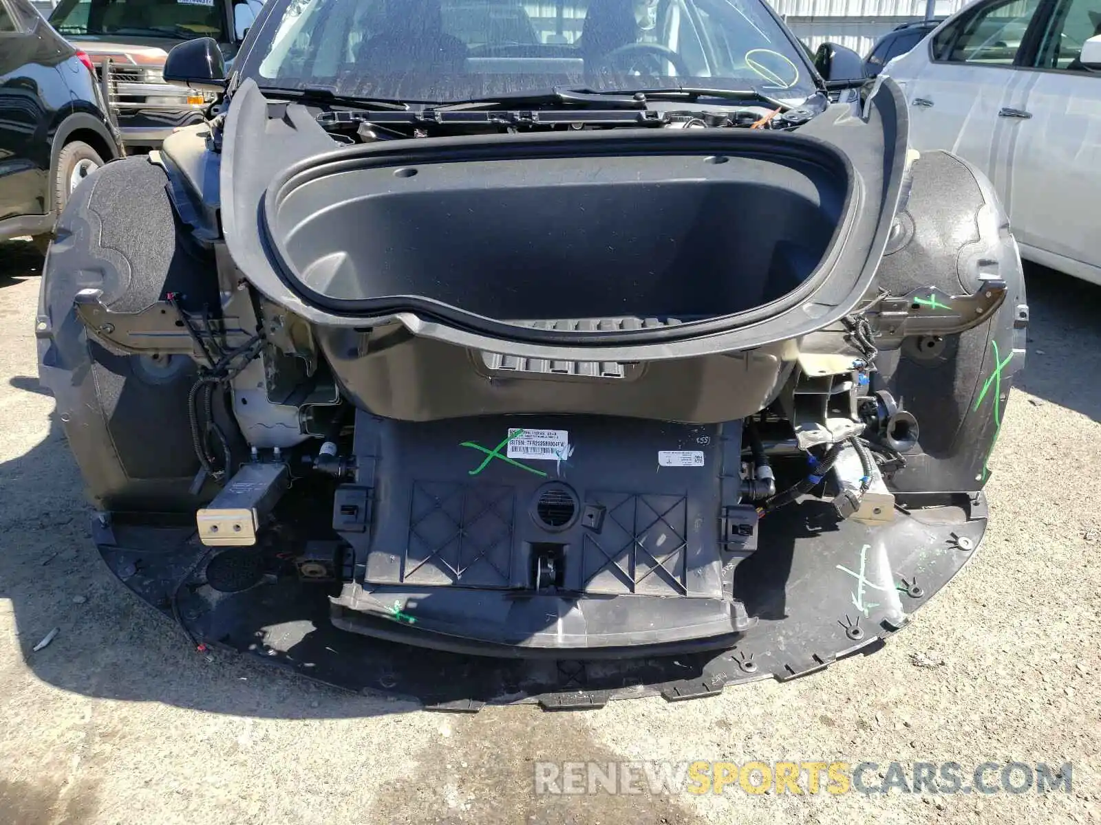 9 Photograph of a damaged car 5YJ3E1EB9MF876782 TESLA MODEL 3 2021