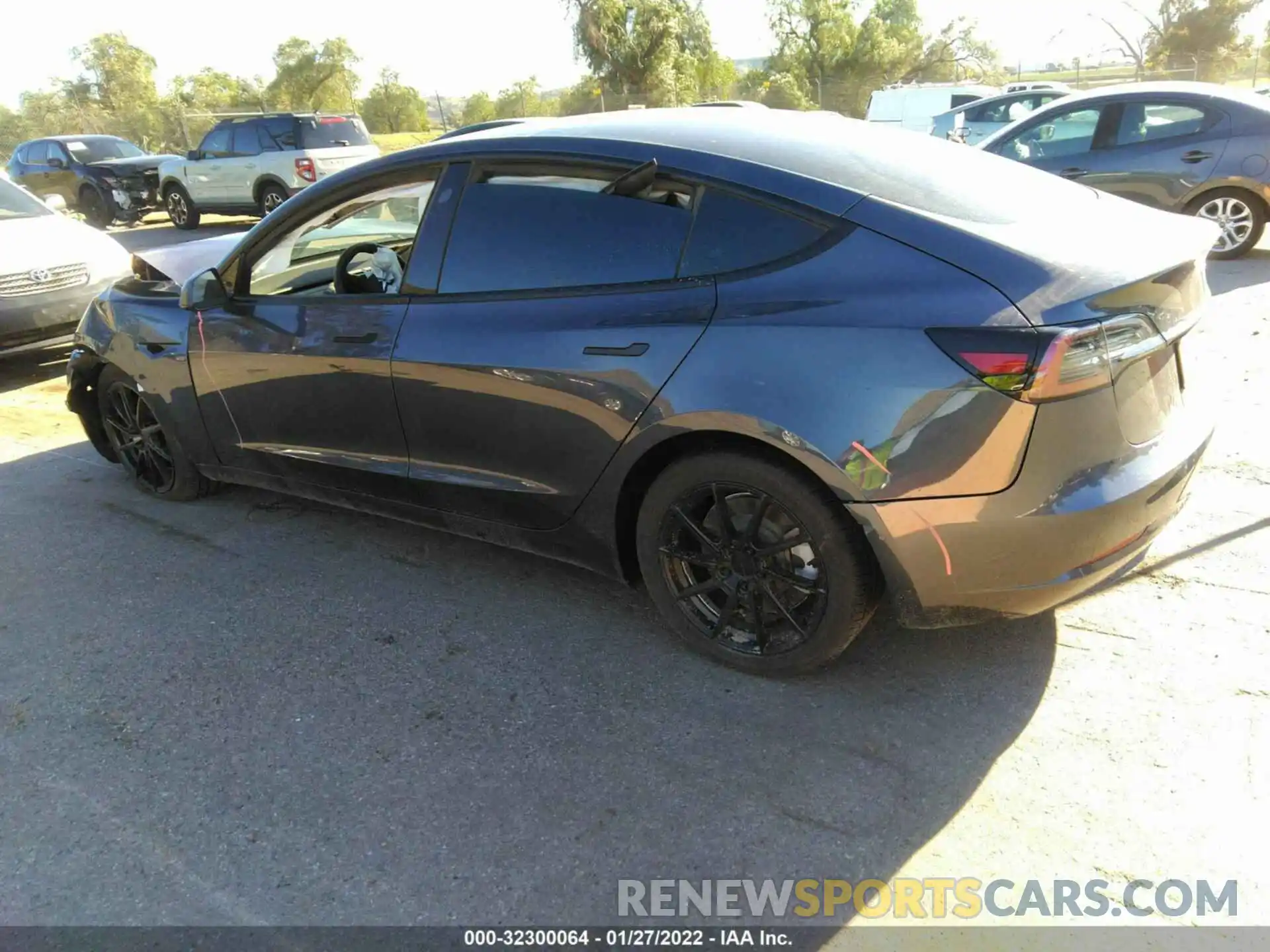 3 Photograph of a damaged car 5YJ3E1EB9MF878354 TESLA MODEL 3 2021