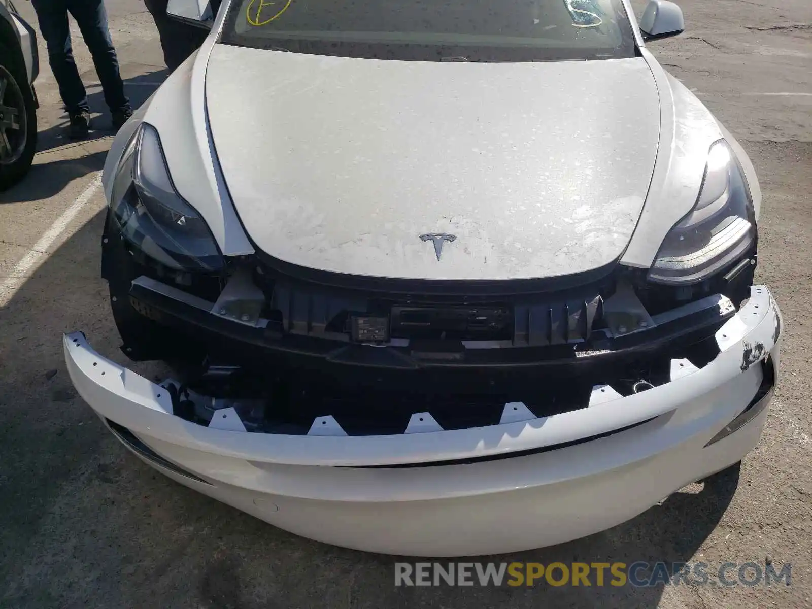 9 Photograph of a damaged car 5YJ3E1EB9MF918318 TESLA MODEL 3 2021