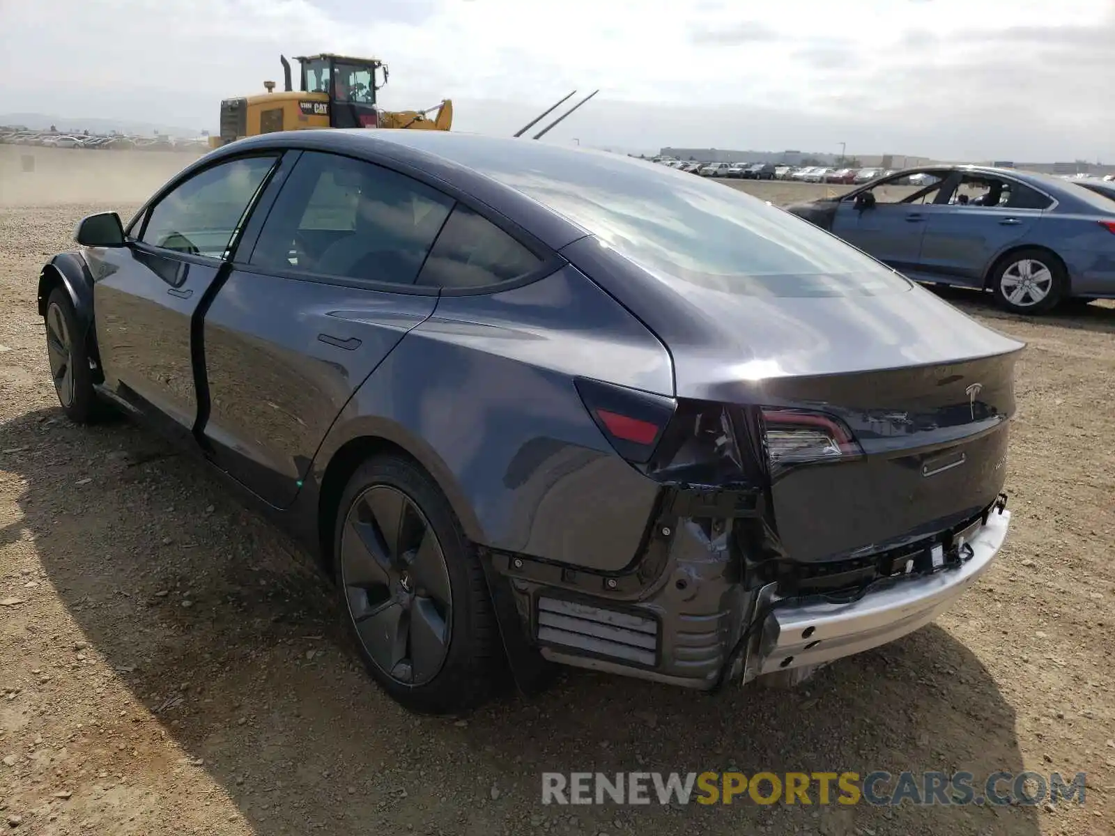 3 Photograph of a damaged car 5YJ3E1EB9MF930663 TESLA MODEL 3 2021