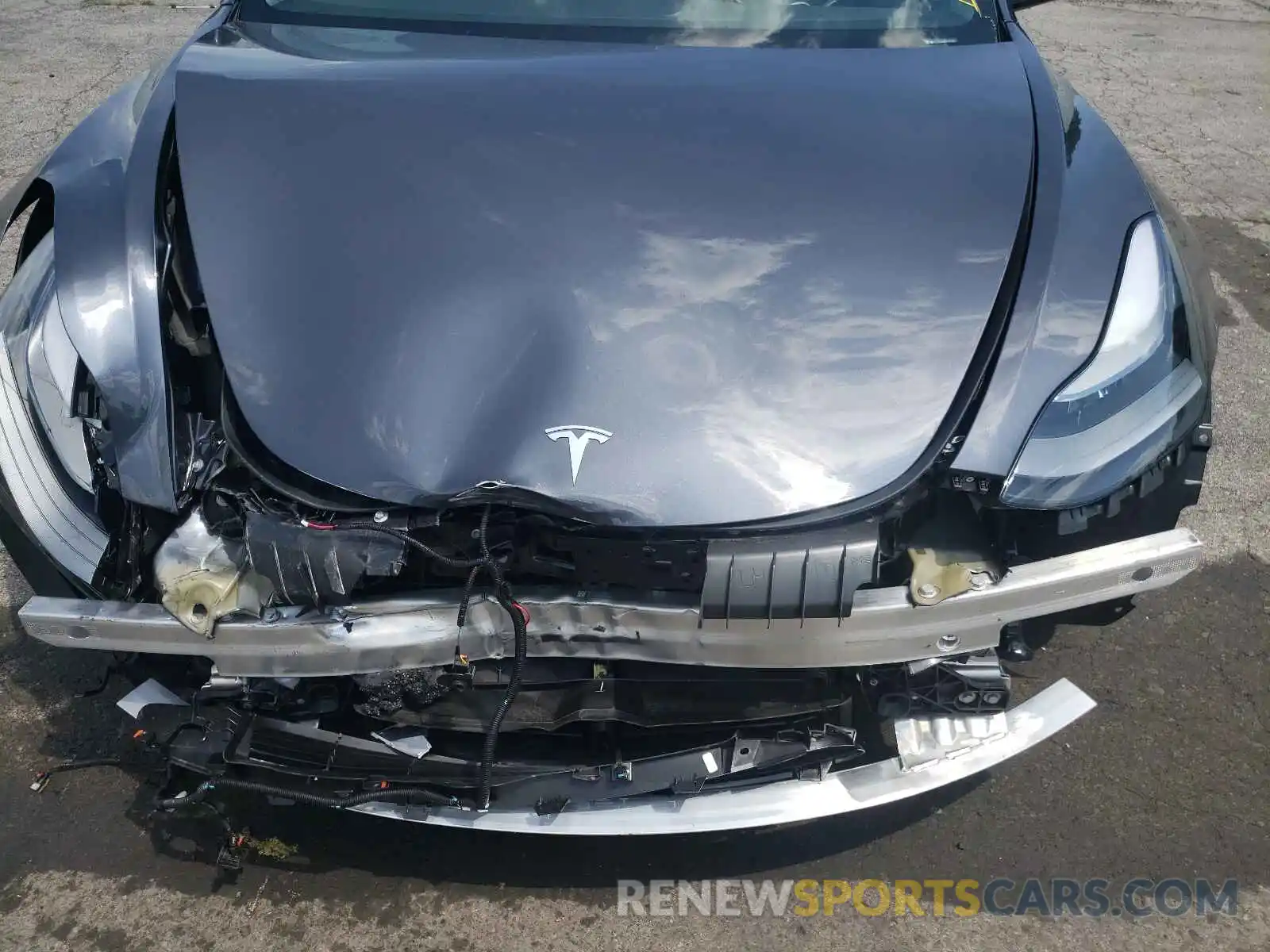 7 Photograph of a damaged car 5YJ3E1EB9MF983282 TESLA MODEL 3 2021