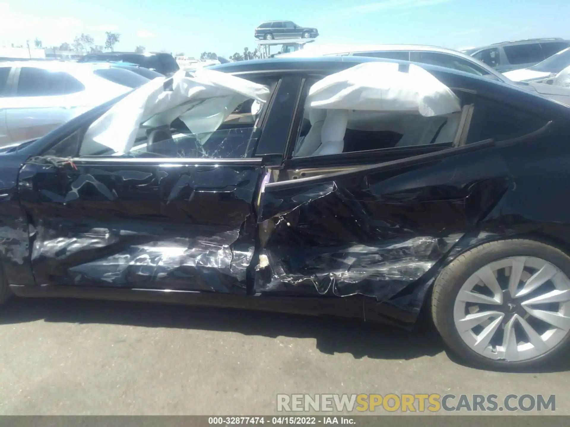 6 Photograph of a damaged car 5YJ3E1EB9MF999630 TESLA MODEL 3 2021