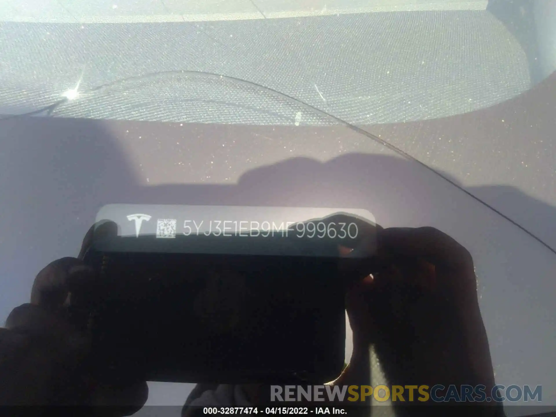 9 Photograph of a damaged car 5YJ3E1EB9MF999630 TESLA MODEL 3 2021