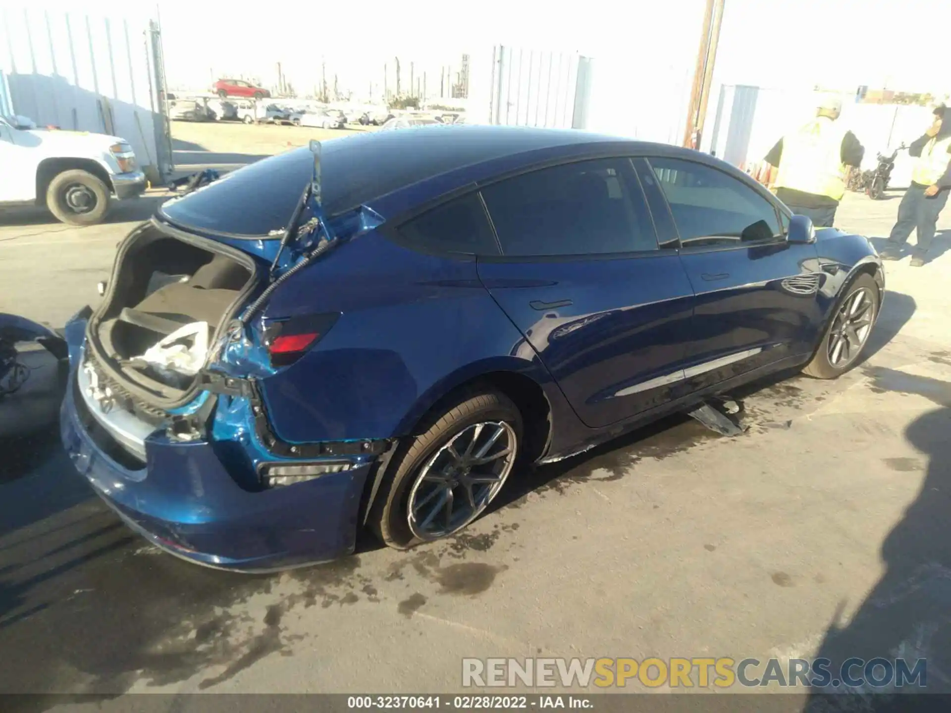 4 Photograph of a damaged car 5YJ3E1EBXMF003588 TESLA MODEL 3 2021