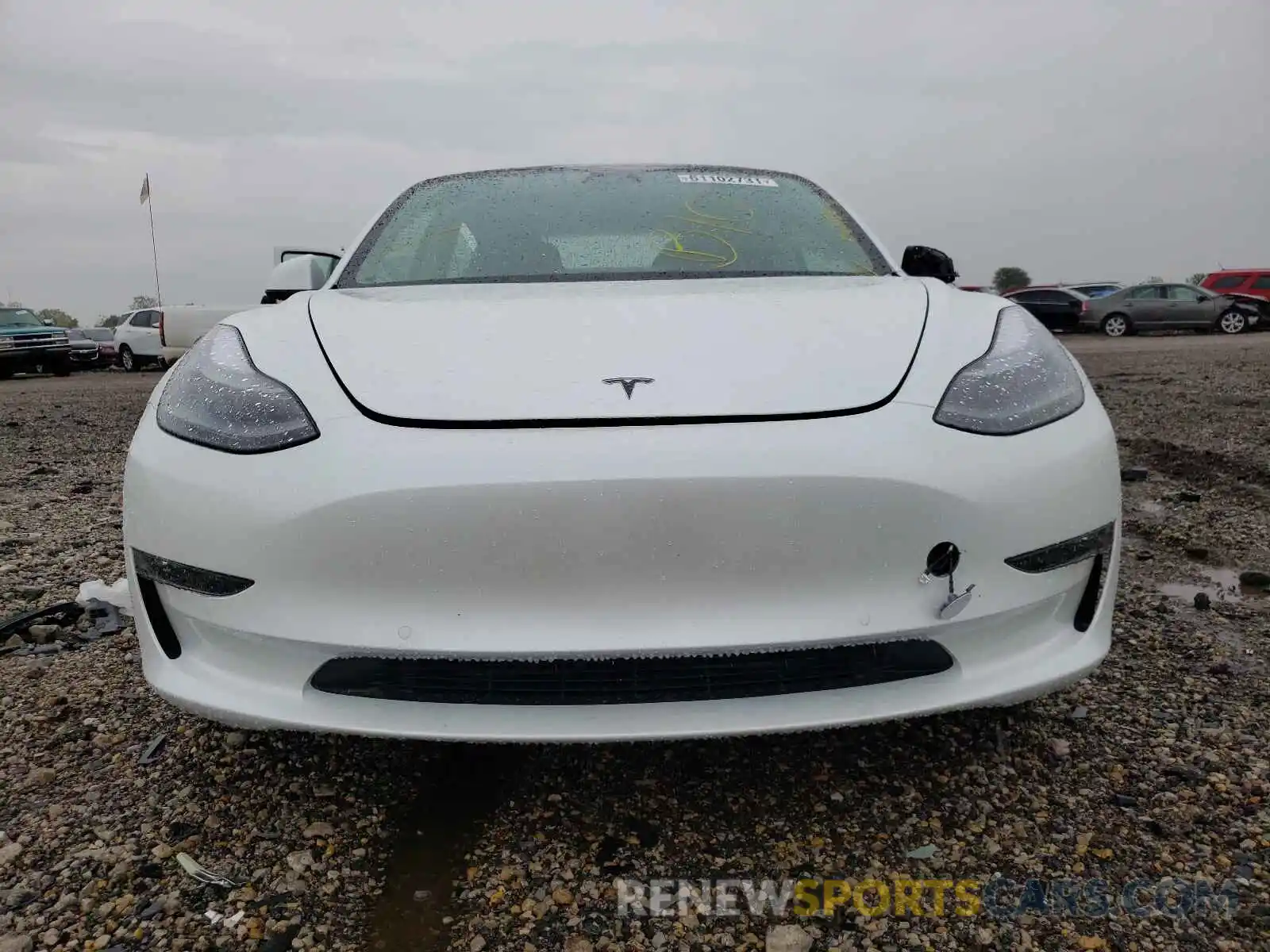 9 Photograph of a damaged car 5YJ3E1EBXMF012971 TESLA MODEL 3 2021