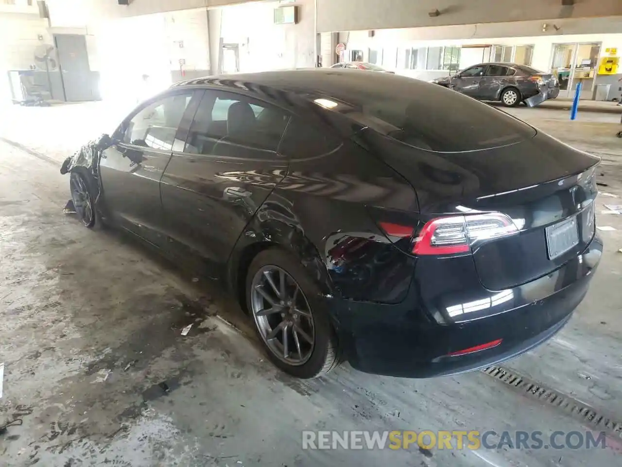 3 Photograph of a damaged car 5YJ3E1EBXMF031438 TESLA MODEL 3 2021