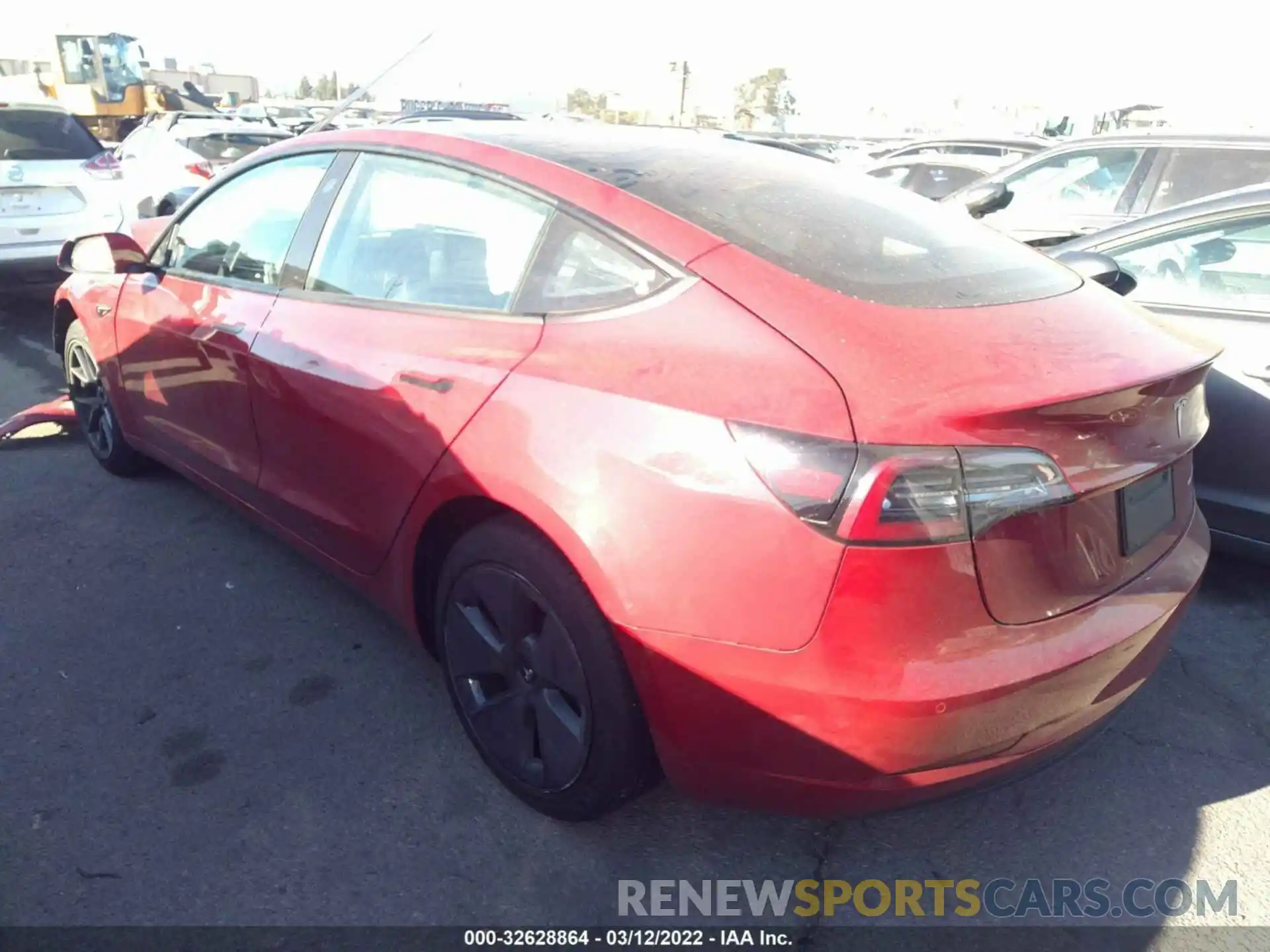 3 Photograph of a damaged car 5YJ3E1EBXMF048921 TESLA MODEL 3 2021