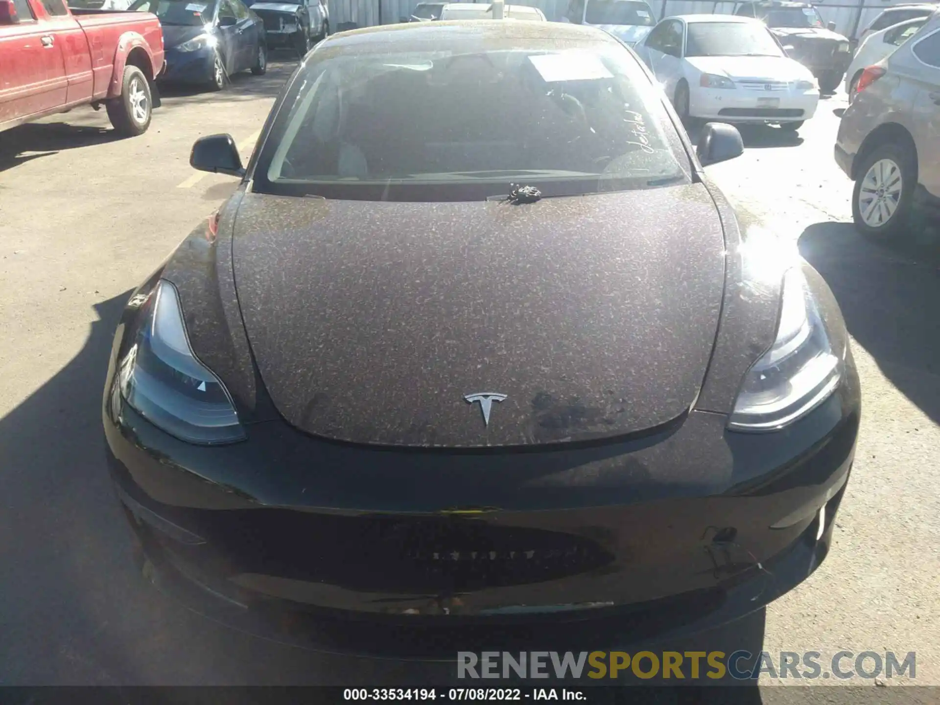 10 Photograph of a damaged car 5YJ3E1EBXMF050488 TESLA MODEL 3 2021