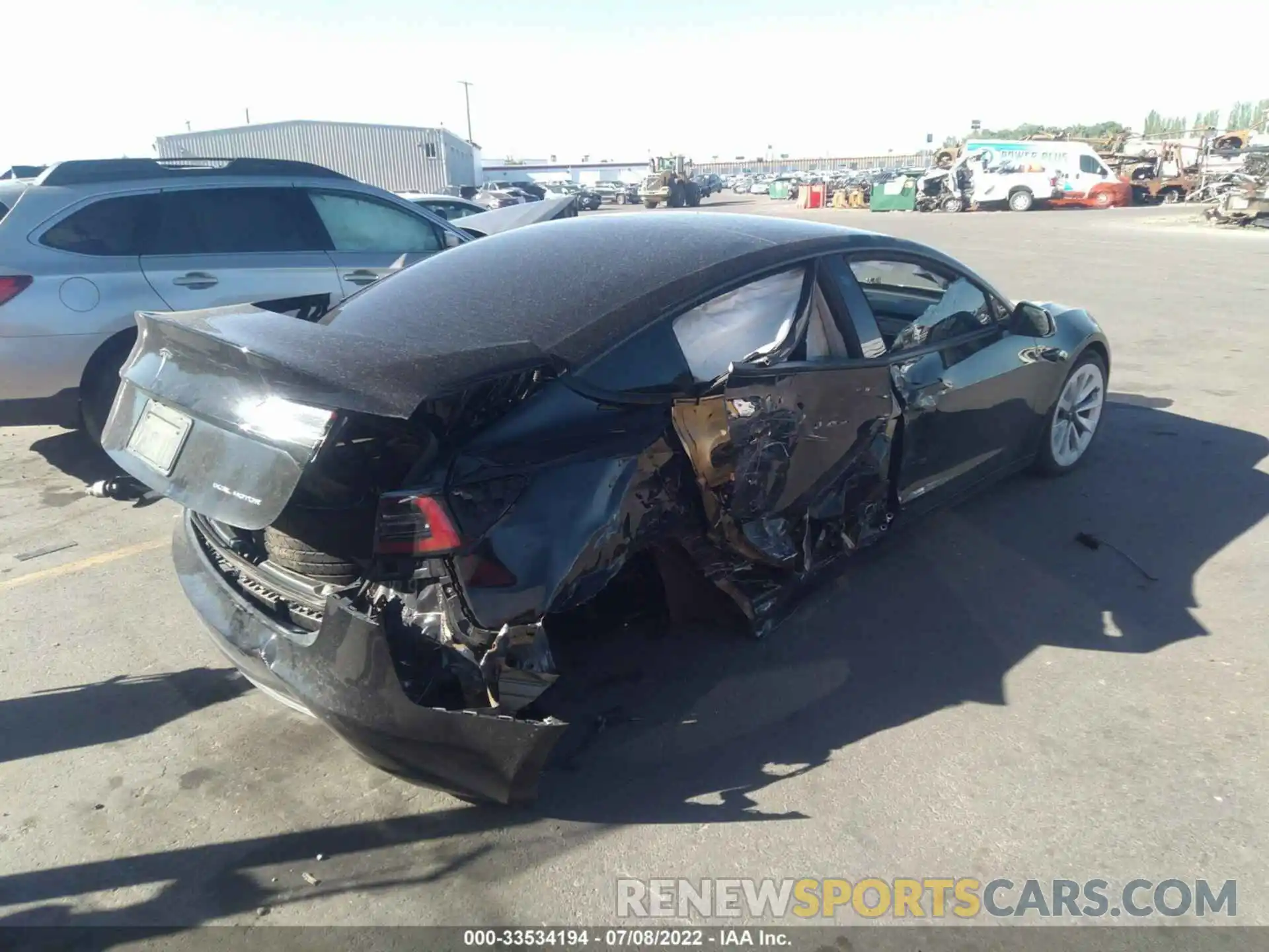 4 Photograph of a damaged car 5YJ3E1EBXMF050488 TESLA MODEL 3 2021