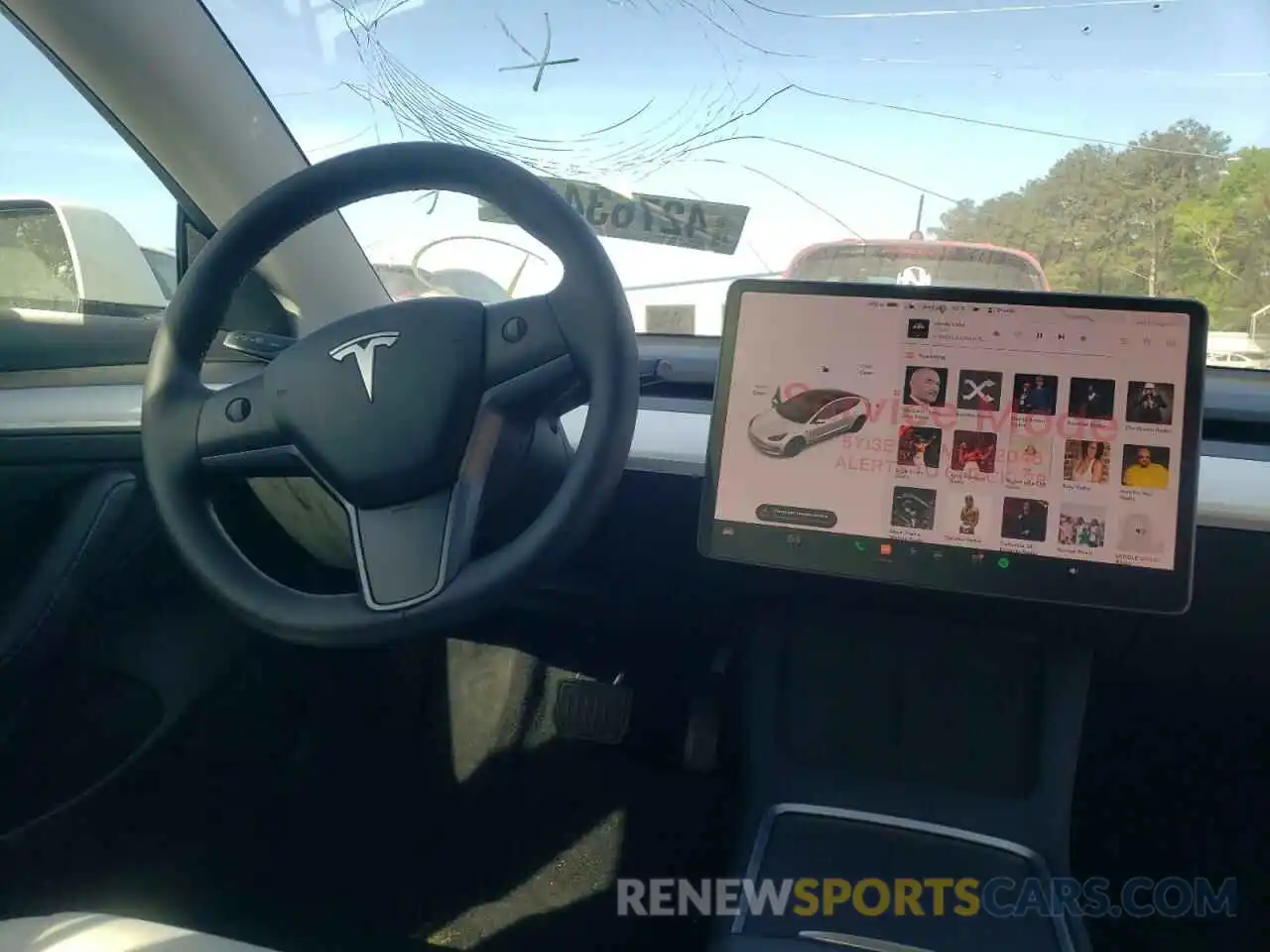 9 Photograph of a damaged car 5YJ3E1EBXMF052046 TESLA MODEL 3 2021