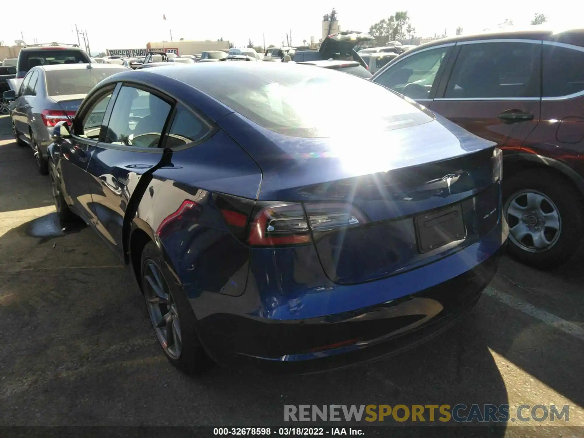 3 Photograph of a damaged car 5YJ3E1EBXMF061698 TESLA MODEL 3 2021