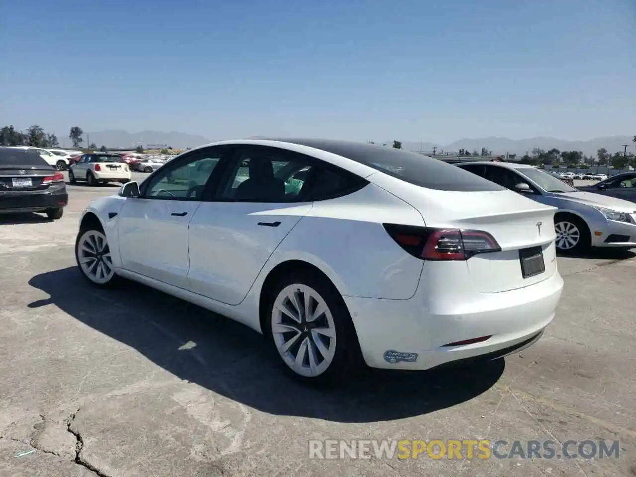 3 Photograph of a damaged car 5YJ3E1EBXMF069770 TESLA MODEL 3 2021