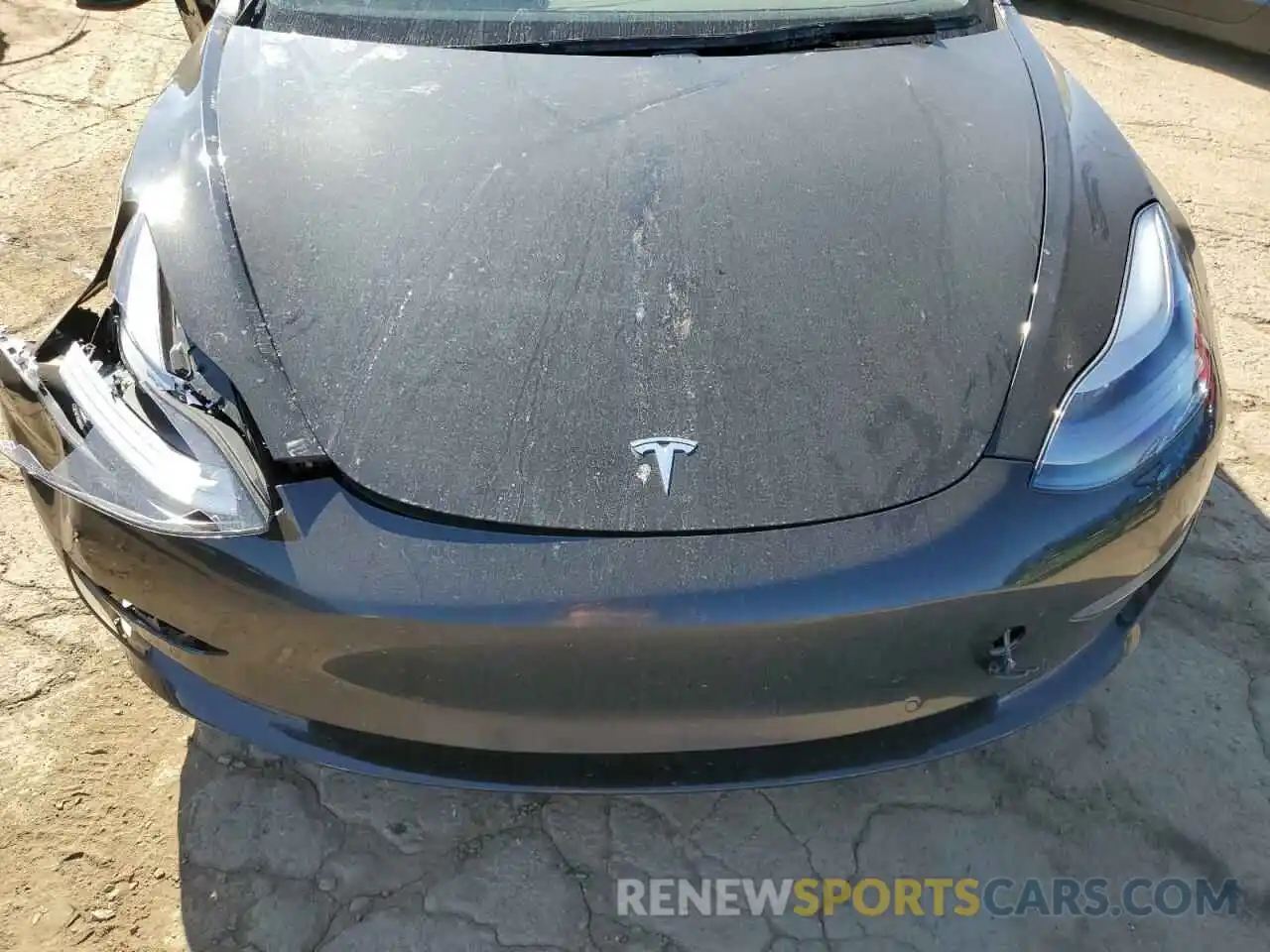 7 Photograph of a damaged car 5YJ3E1EBXMF079537 TESLA MODEL 3 2021