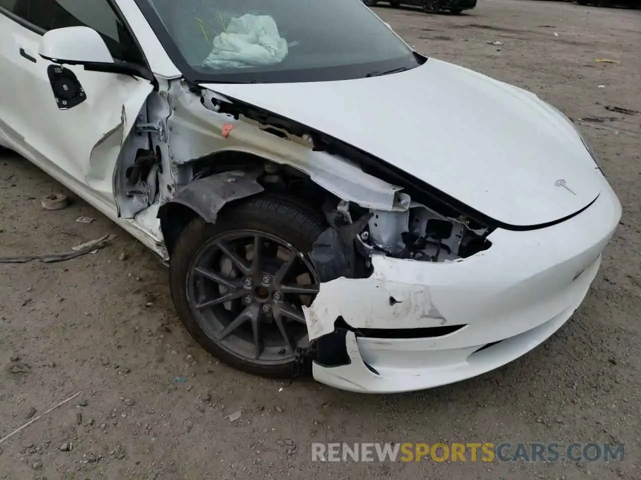 9 Photograph of a damaged car 5YJ3E1EBXMF837036 TESLA MODEL 3 2021