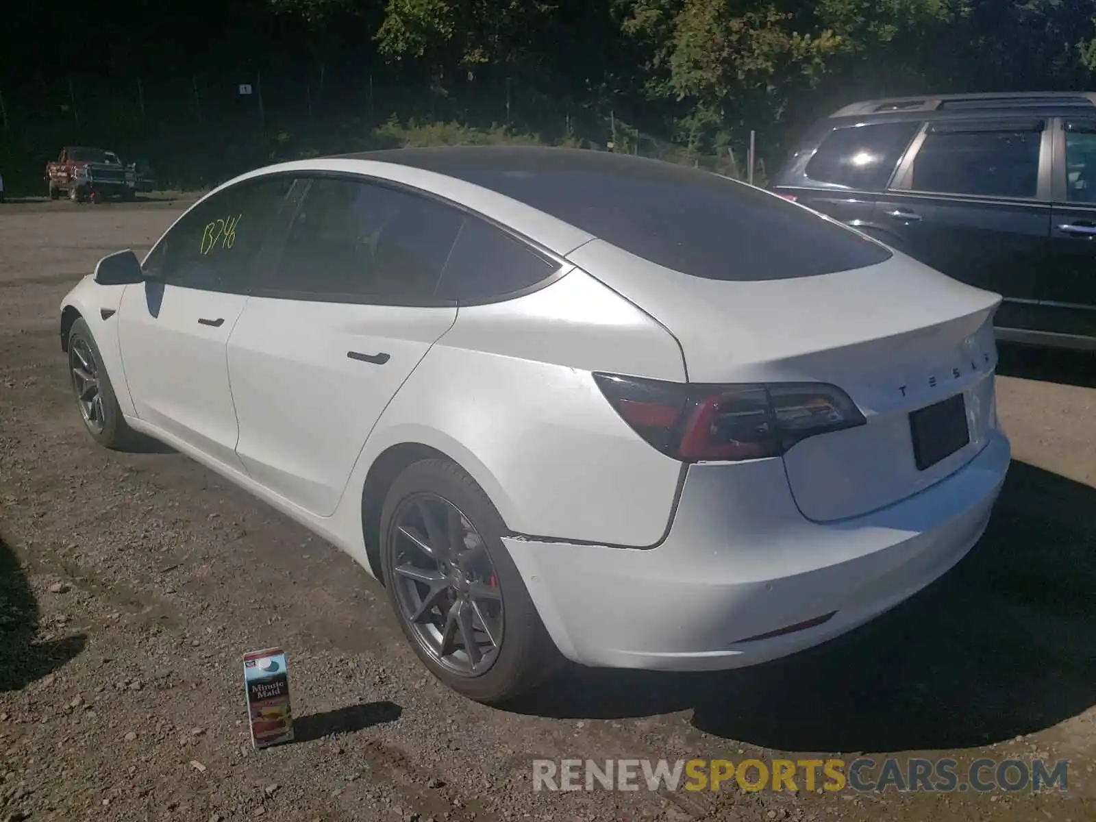 3 Photograph of a damaged car 5YJ3E1EBXMF849445 TESLA MODEL 3 2021