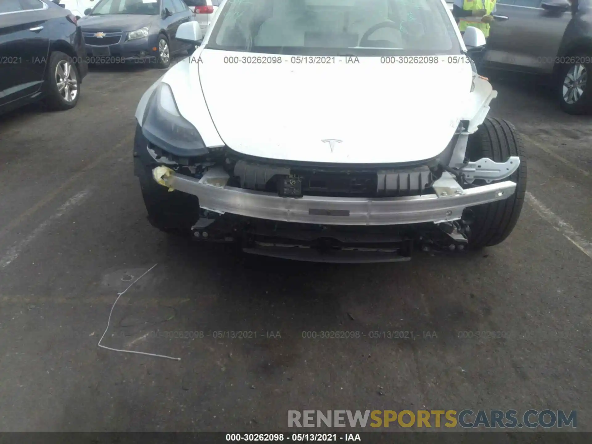 6 Photograph of a damaged car 5YJ3E1EBXMF876208 TESLA MODEL 3 2021