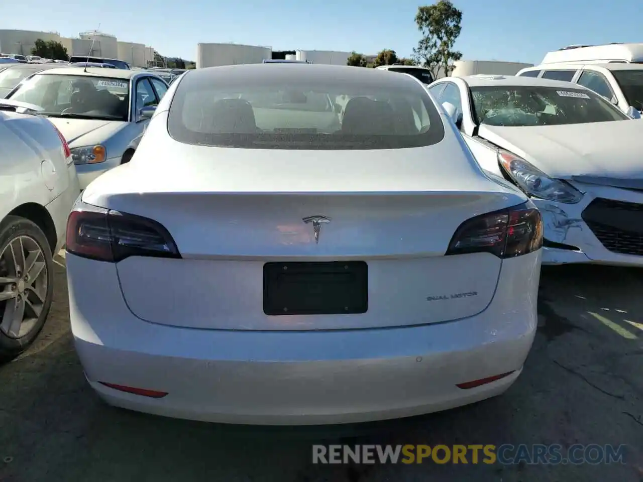 6 Photograph of a damaged car 5YJ3E1EBXMF879660 TESLA MODEL 3 2021