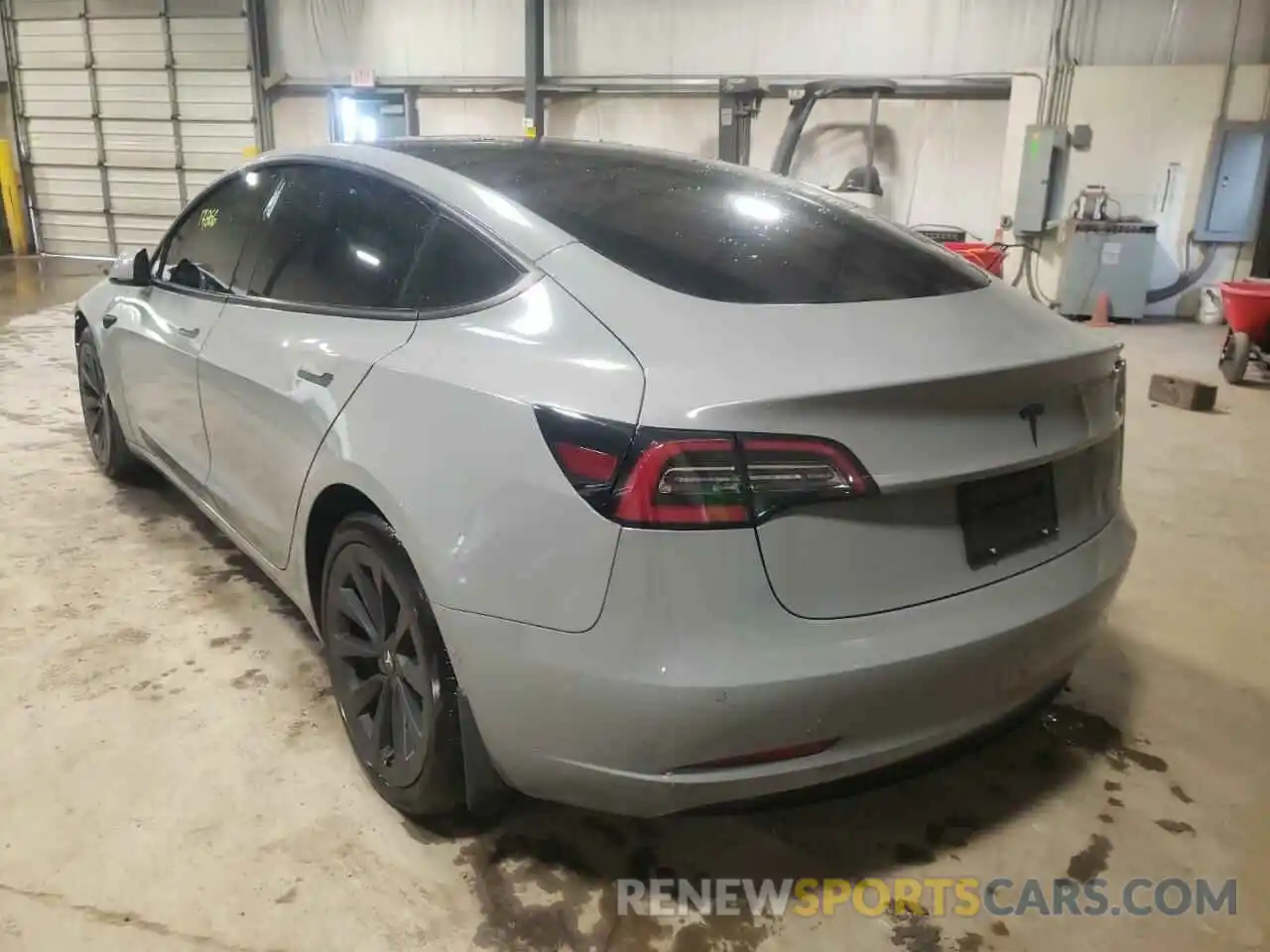 3 Photograph of a damaged car 5YJ3E1EBXMF902211 TESLA MODEL 3 2021