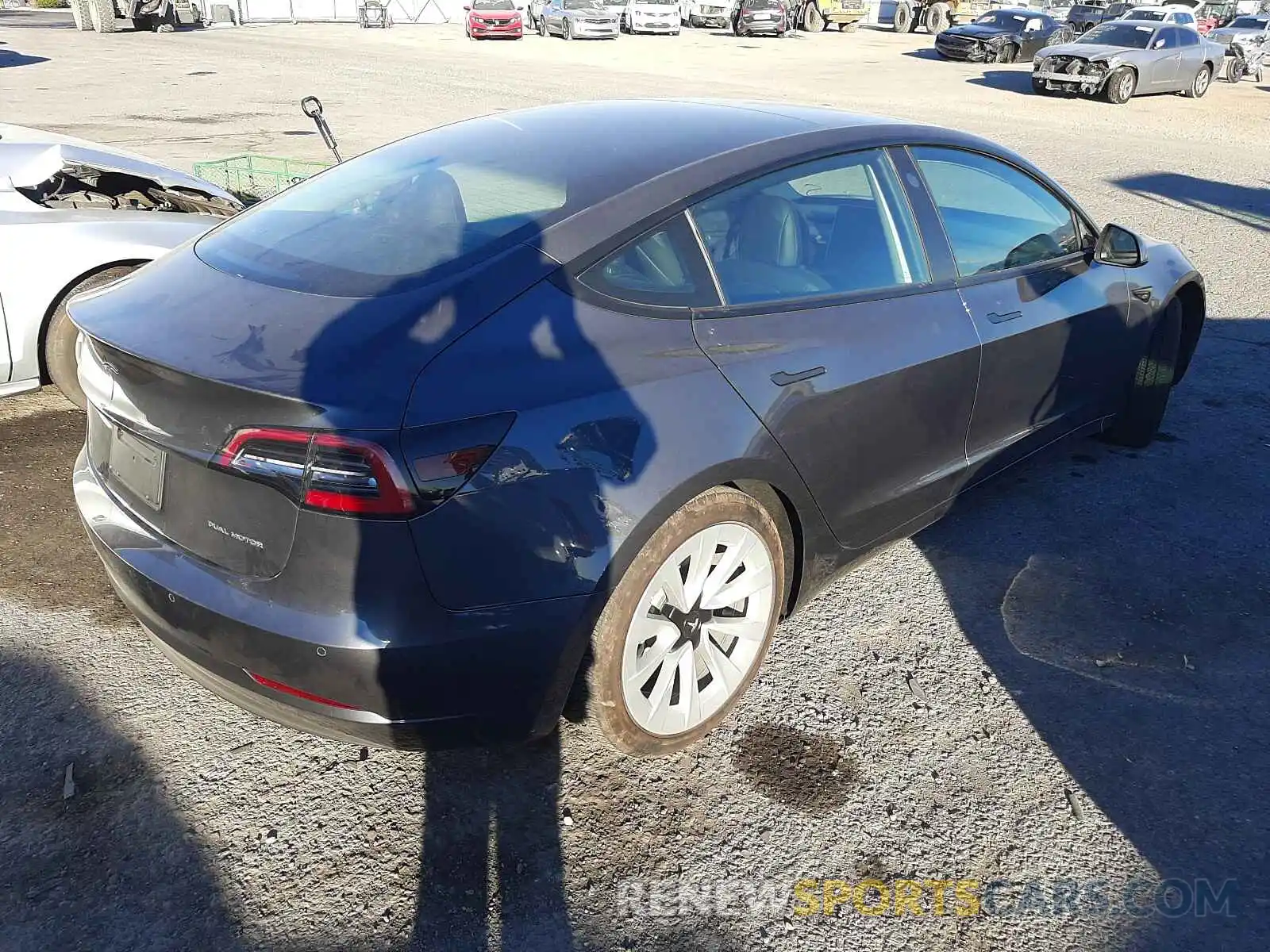 4 Photograph of a damaged car 5YJ3E1EBXMF903231 TESLA MODEL 3 2021