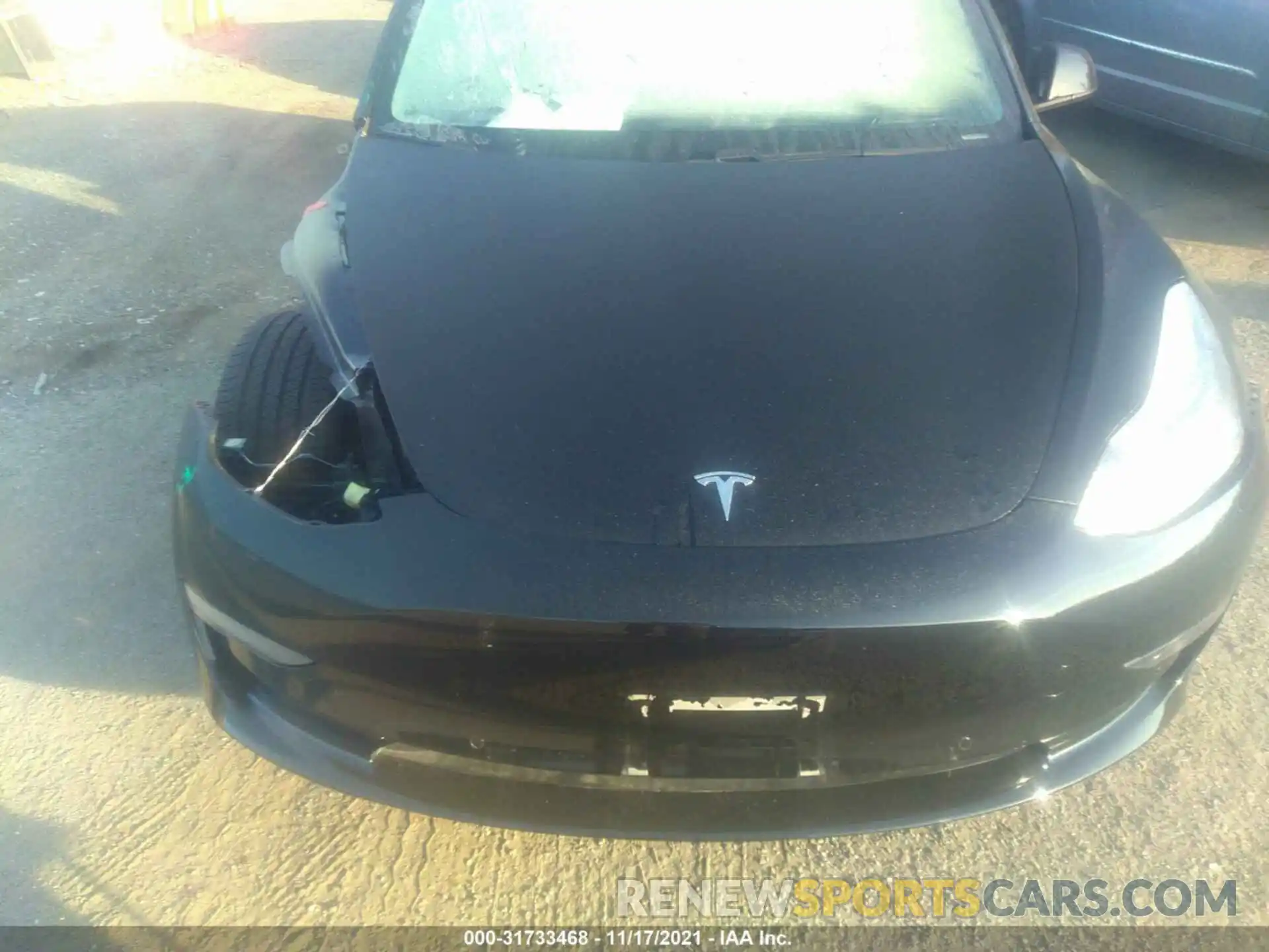 10 Photograph of a damaged car 5YJ3E1EBXMF924192 TESLA MODEL 3 2021