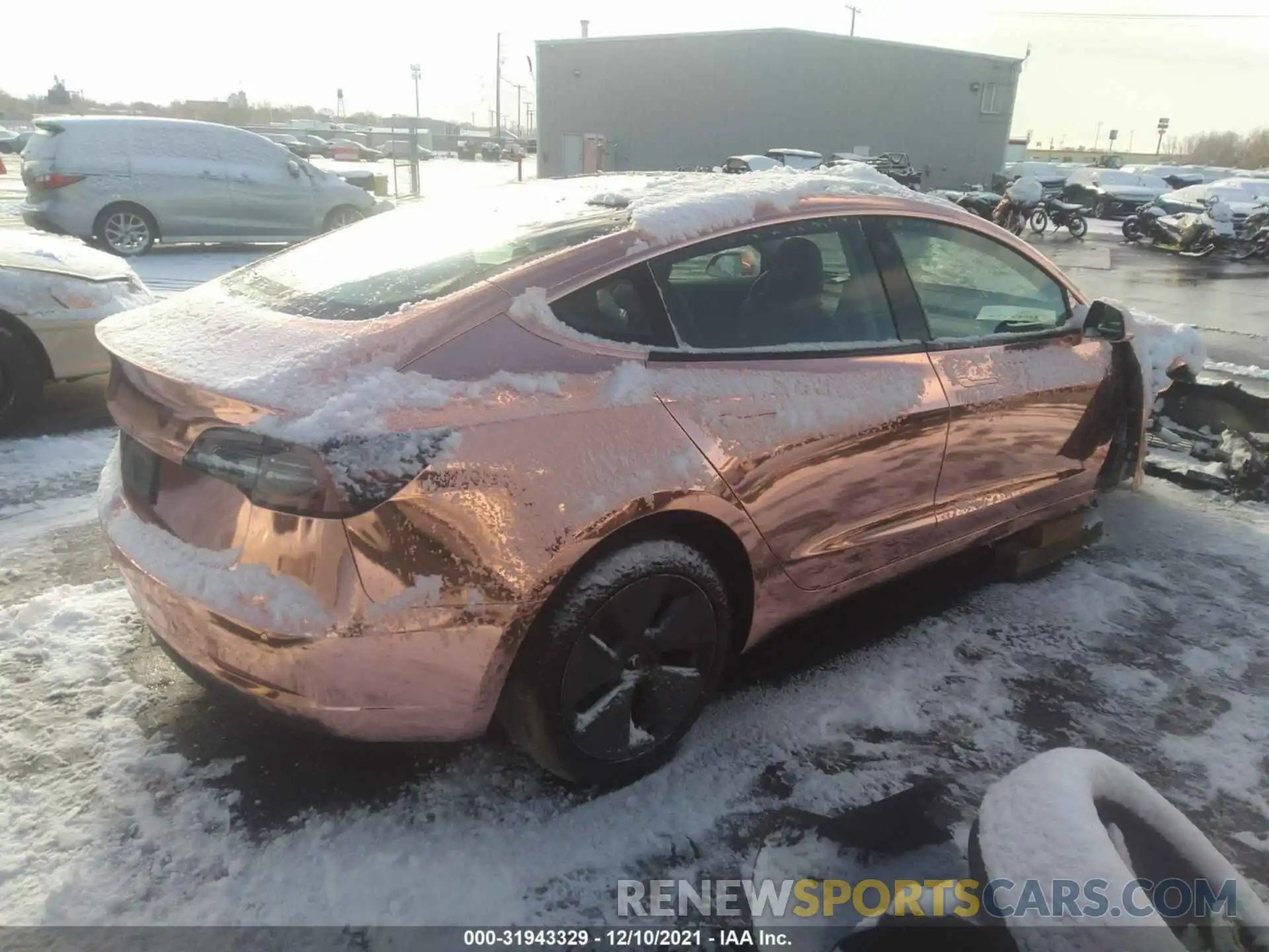 4 Photograph of a damaged car 5YJ3E1EBXMF938206 TESLA MODEL 3 2021