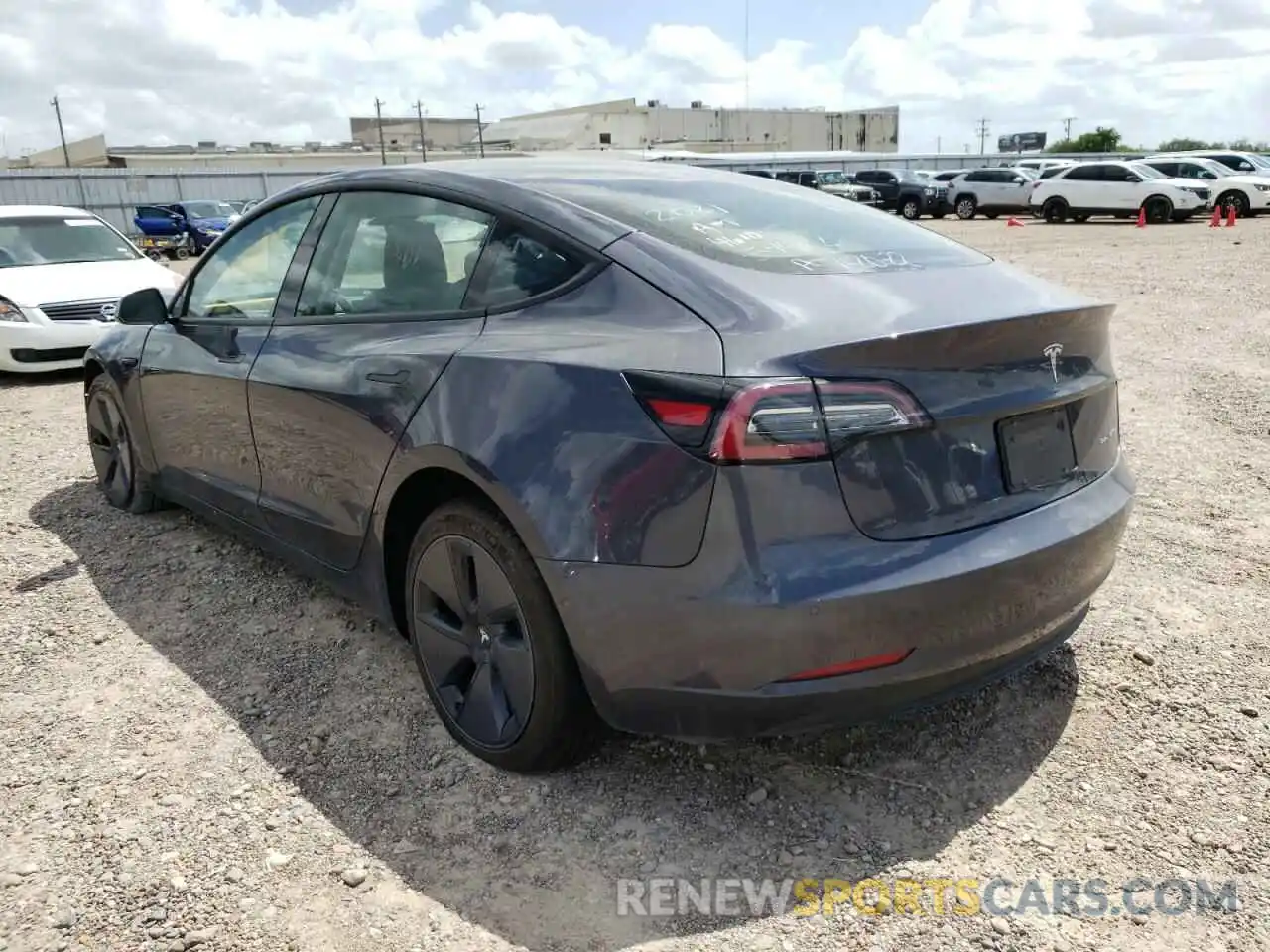 3 Photograph of a damaged car 5YJ3E1EBXMF974610 TESLA MODEL 3 2021