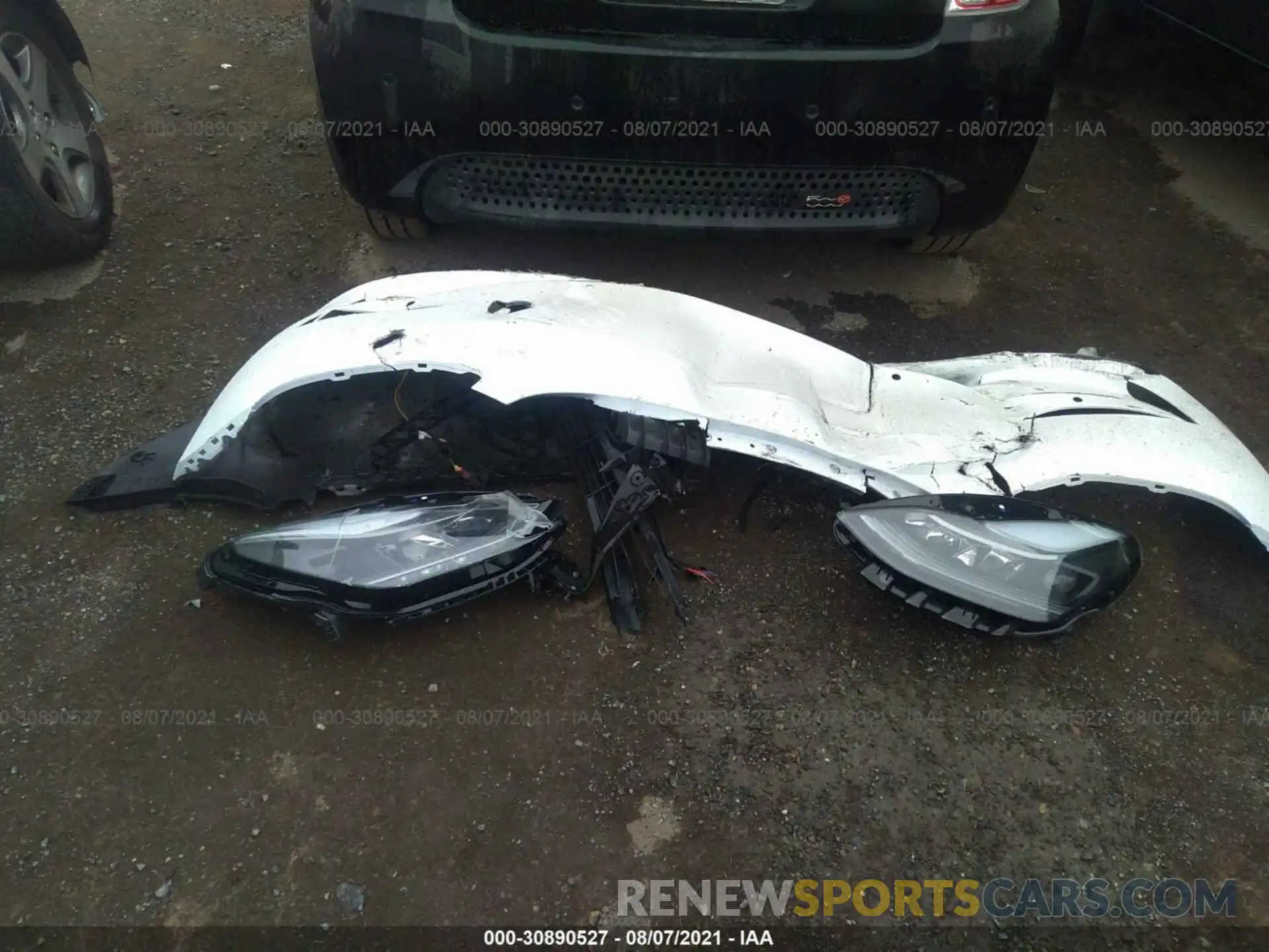 12 Photograph of a damaged car 5YJ3E1EBXMF975305 TESLA MODEL 3 2021