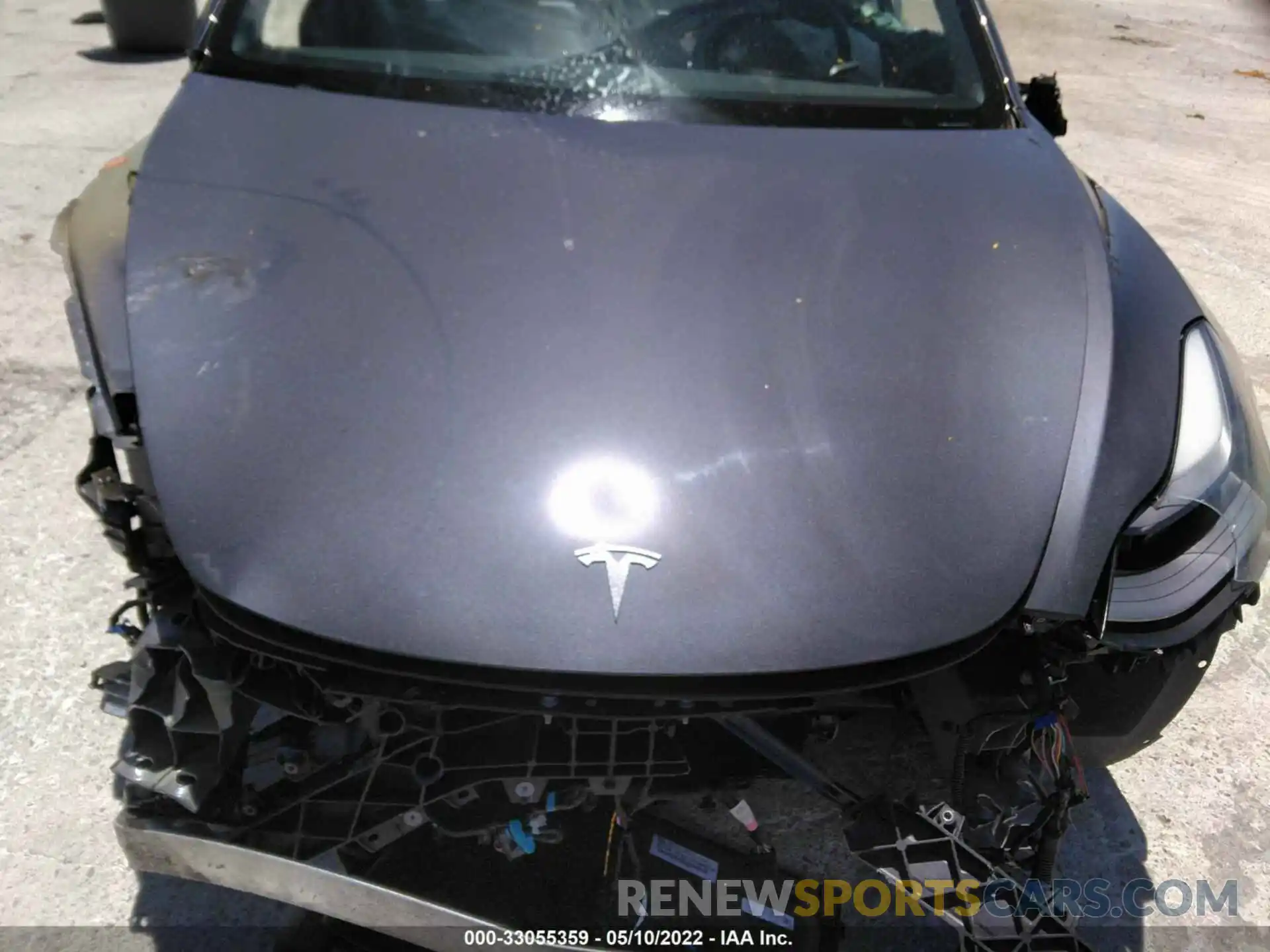 10 Photograph of a damaged car 5YJ3E1EBXMF980309 TESLA MODEL 3 2021