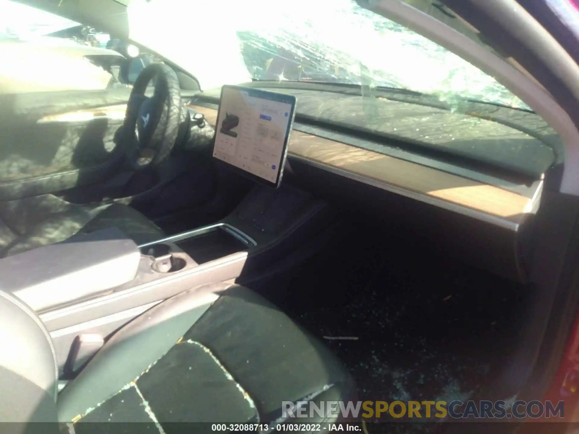 5 Photograph of a damaged car 5YJ3E1EC0MF033224 TESLA MODEL 3 2021