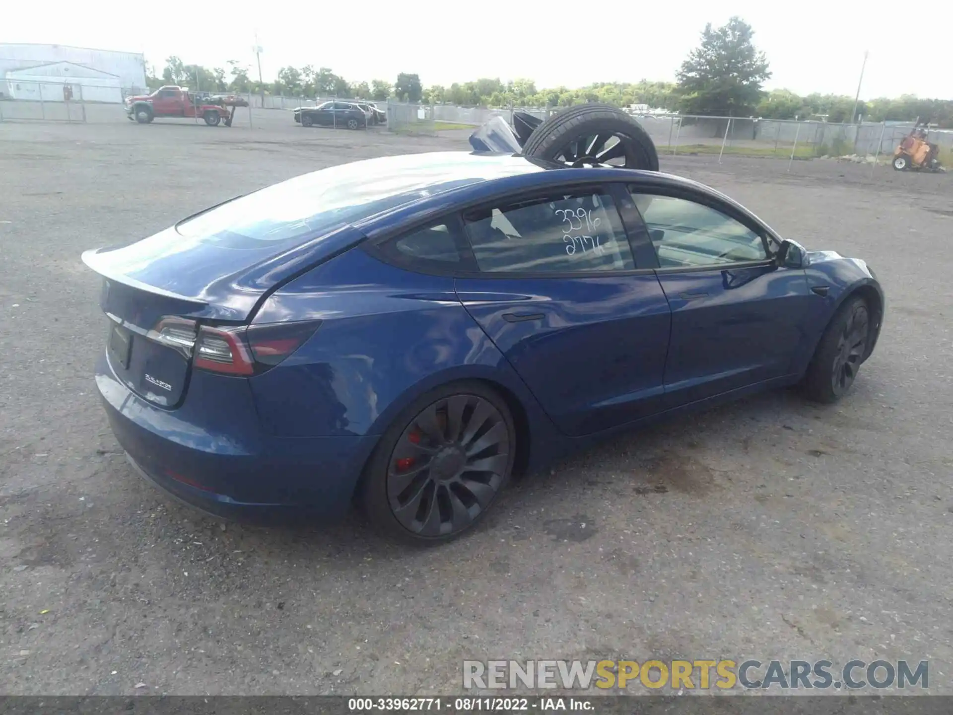 4 Photograph of a damaged car 5YJ3E1EC0MF056132 TESLA MODEL 3 2021