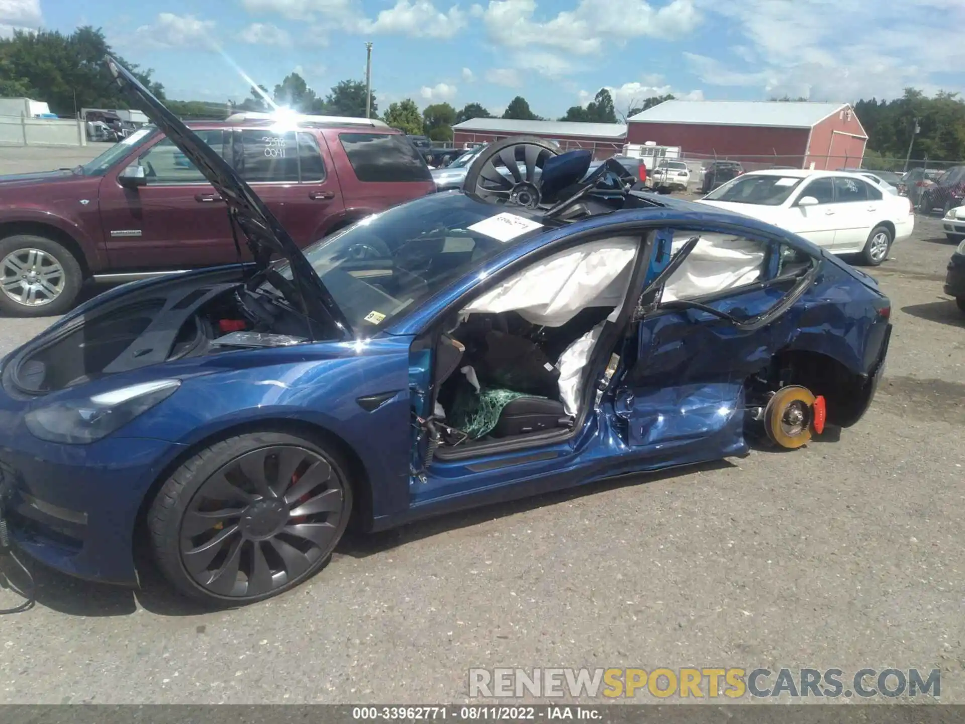 6 Photograph of a damaged car 5YJ3E1EC0MF056132 TESLA MODEL 3 2021