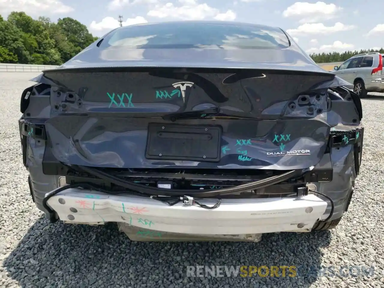 9 Photograph of a damaged car 5YJ3E1EC0MF061878 TESLA MODEL 3 2021