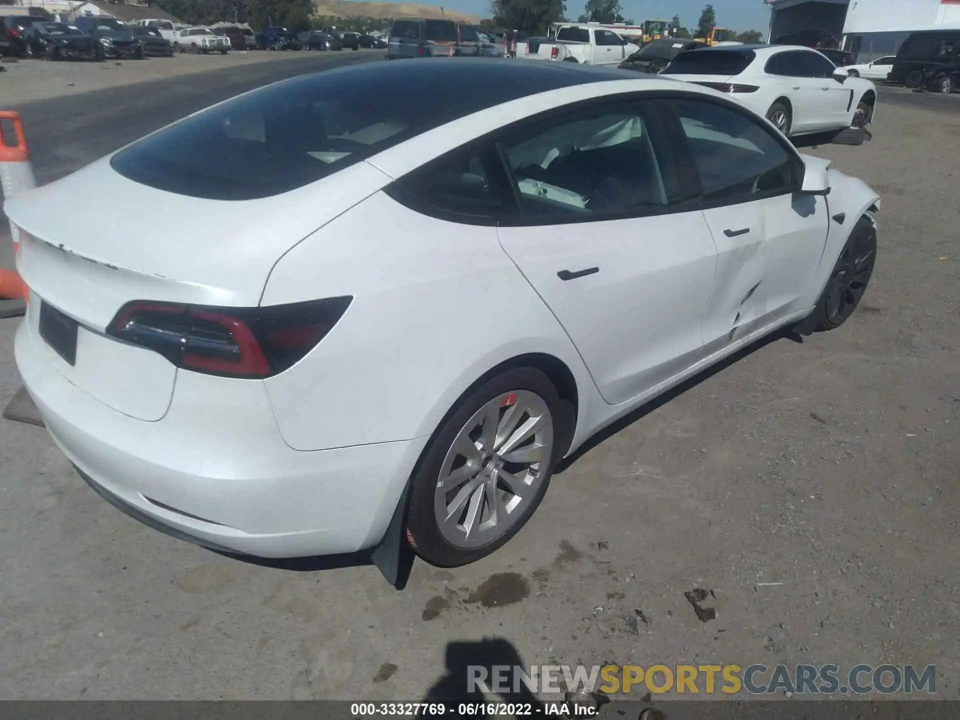 4 Photograph of a damaged car 5YJ3E1EC0MF999296 TESLA MODEL 3 2021