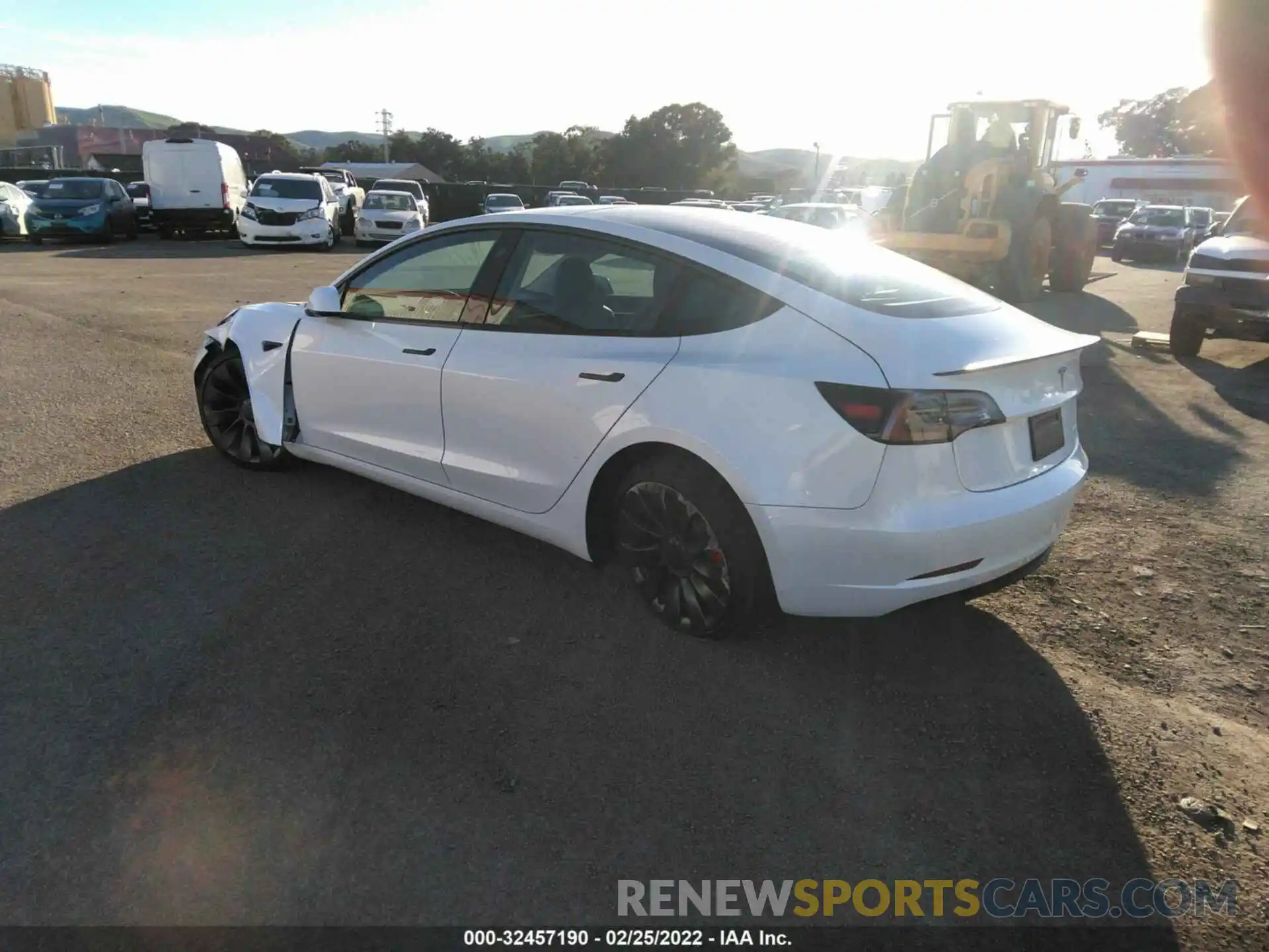 3 Photograph of a damaged car 5YJ3E1EC1MF029571 TESLA MODEL 3 2021