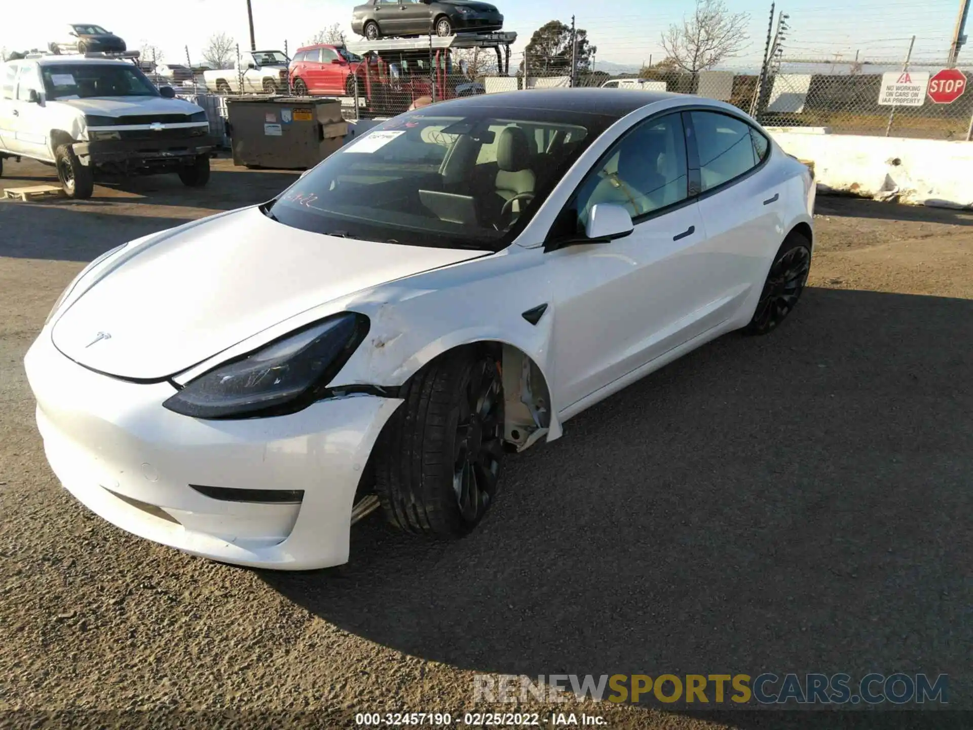 6 Photograph of a damaged car 5YJ3E1EC1MF029571 TESLA MODEL 3 2021