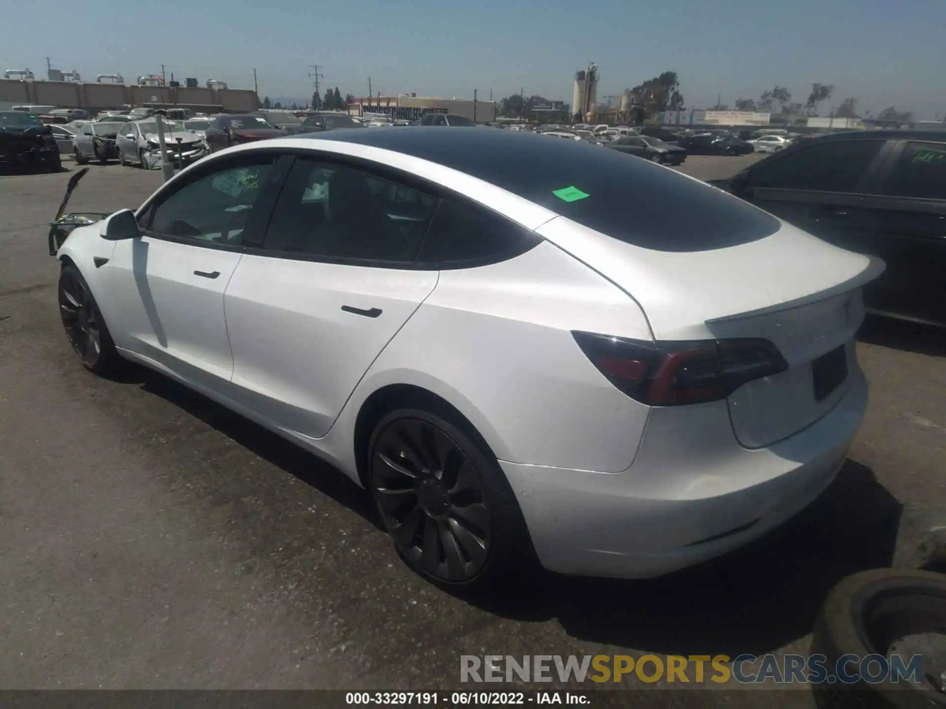 3 Photograph of a damaged car 5YJ3E1EC1MF033250 TESLA MODEL 3 2021