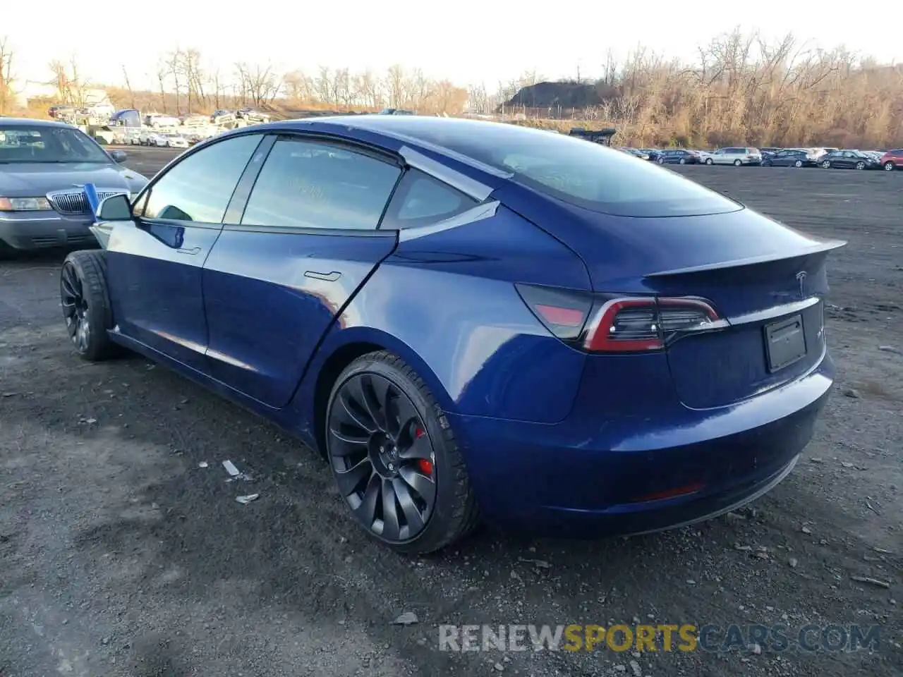 3 Photograph of a damaged car 5YJ3E1EC1MF054759 TESLA MODEL 3 2021