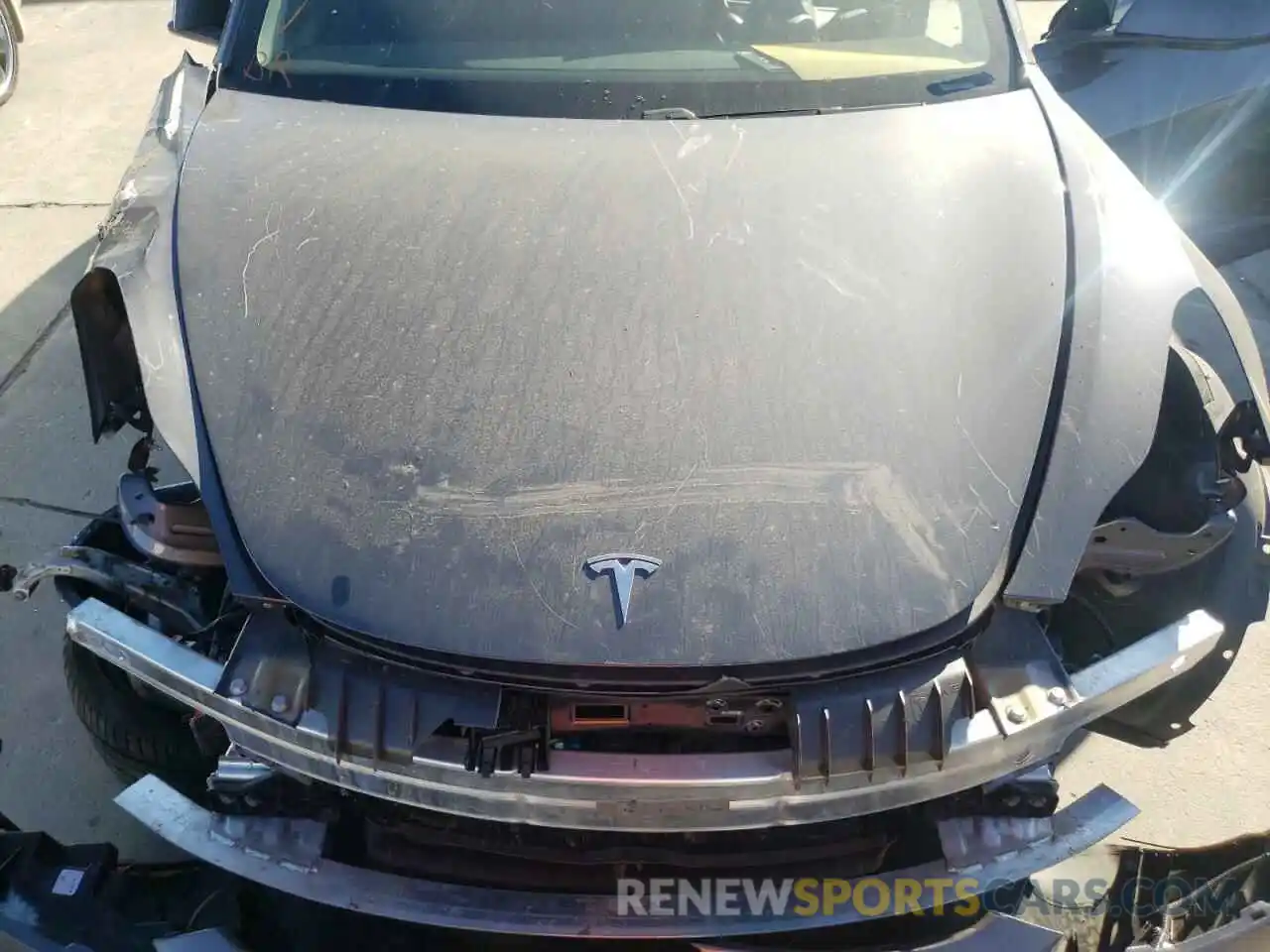 7 Photograph of a damaged car 5YJ3E1EC2MF001665 TESLA MODEL 3 2021